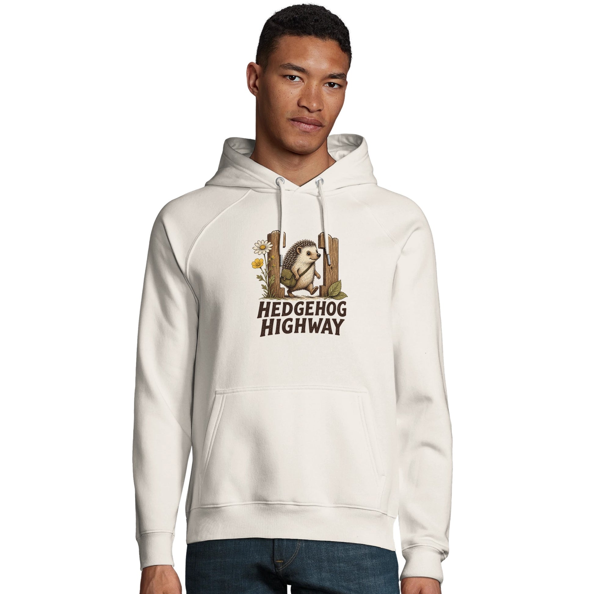 Hedgehog Highway Garden Graphic Hoodie — product view 6