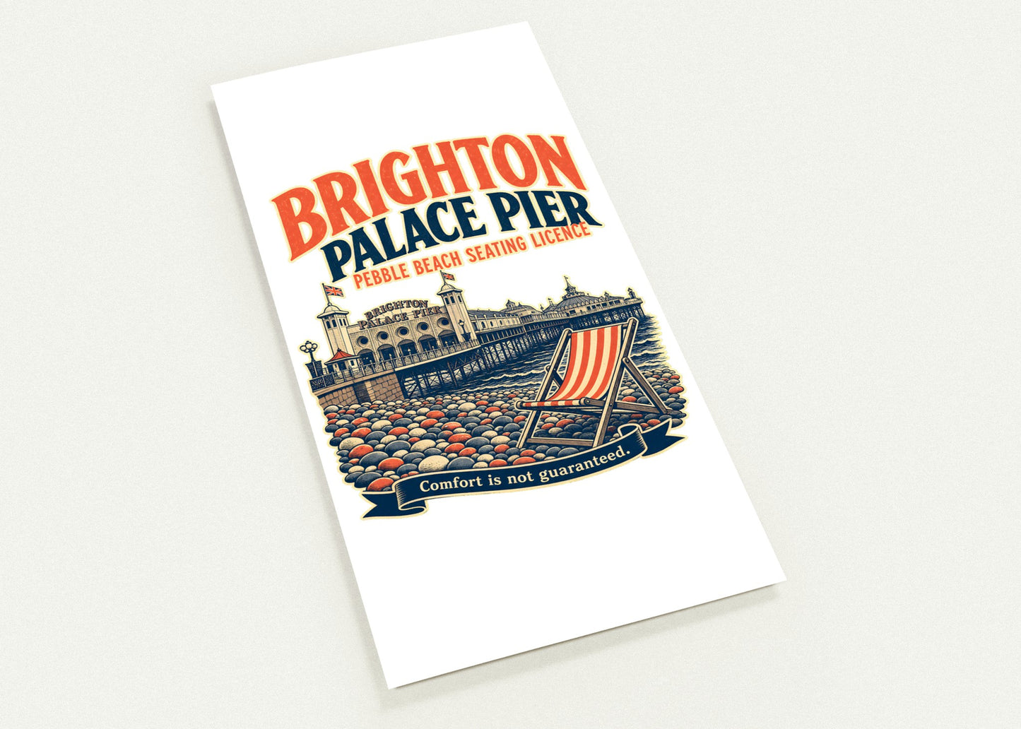 Brighton Pebble Beach Seating Licence Postcard Pack — product view 1