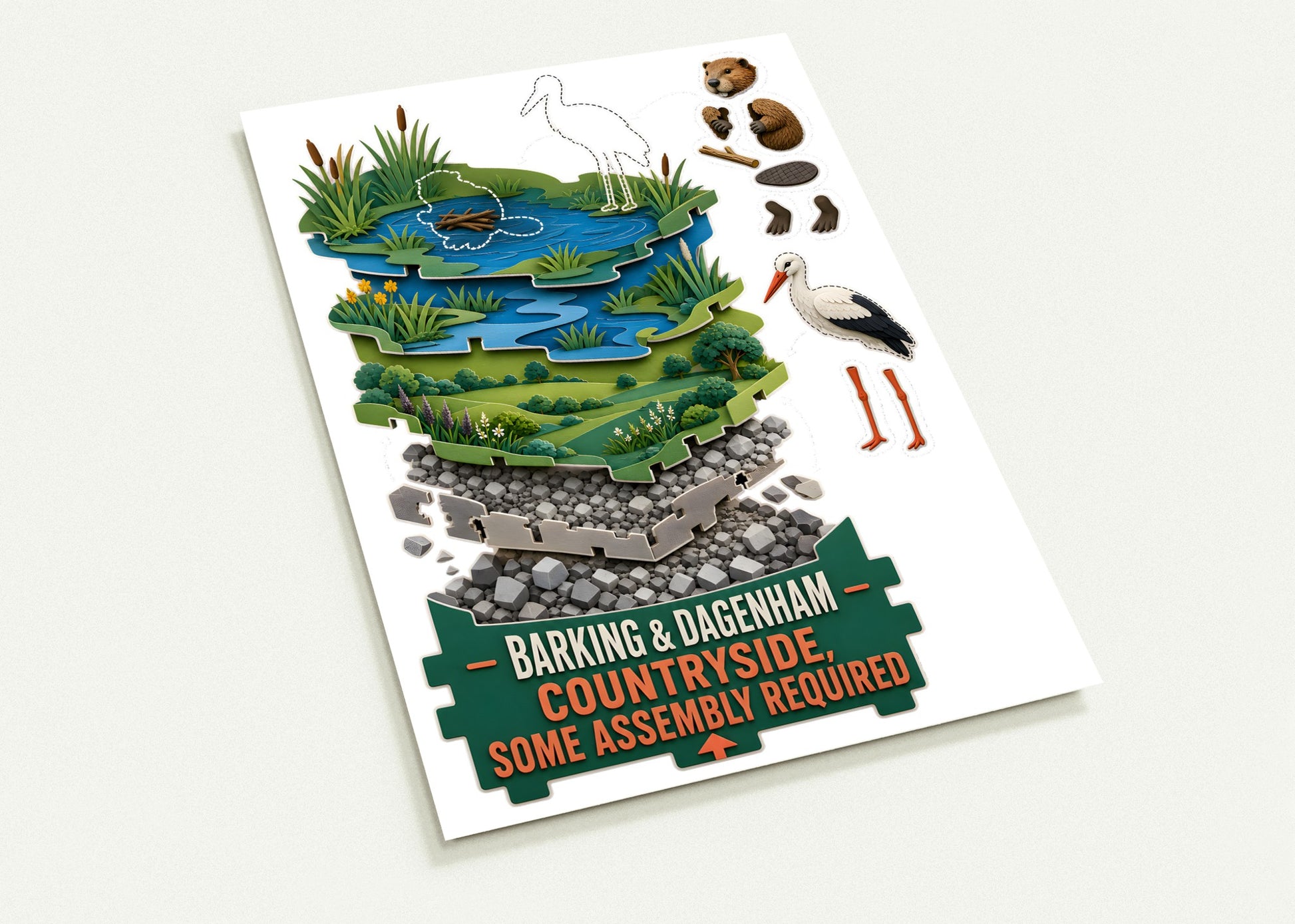 Barking & Dagenham Countryside Postcard Pack — product view 2