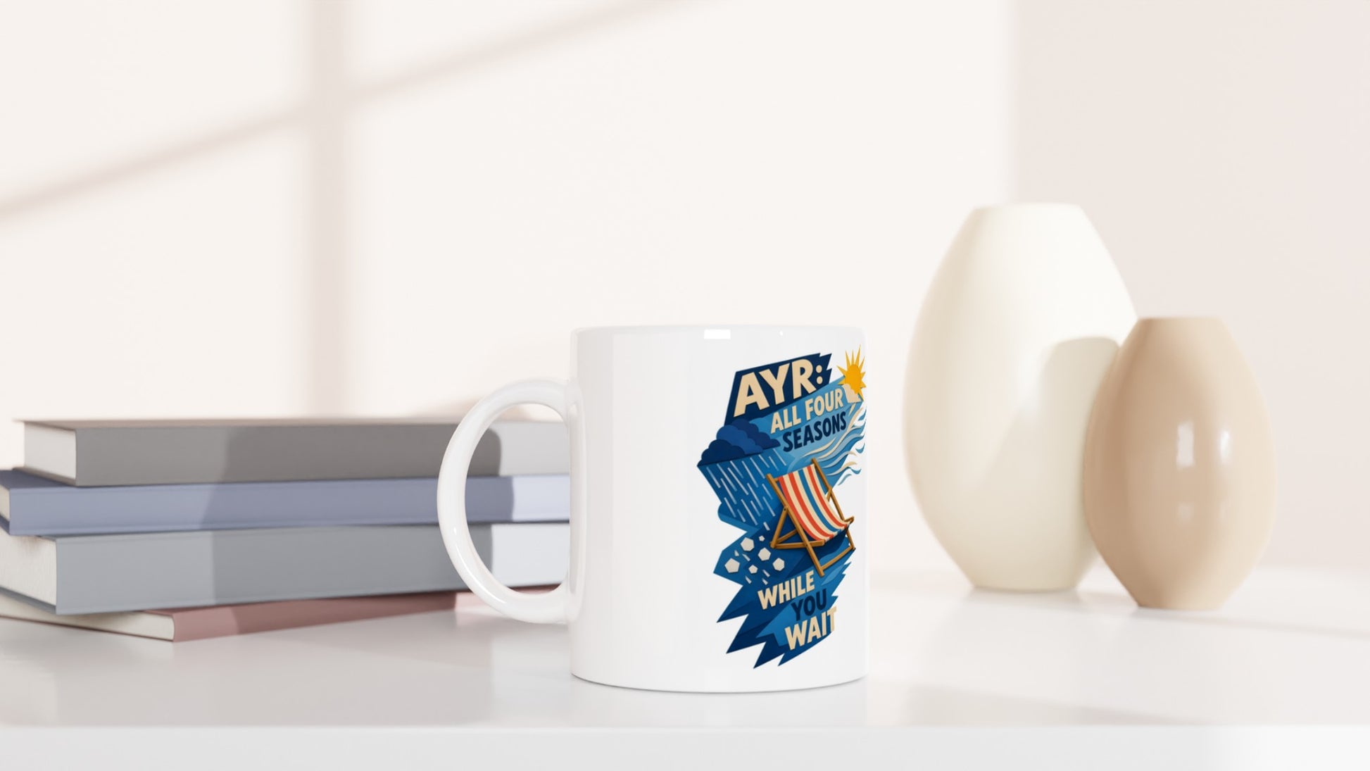 Ayr: All Four Seasons While You Wait Mug — product view 5