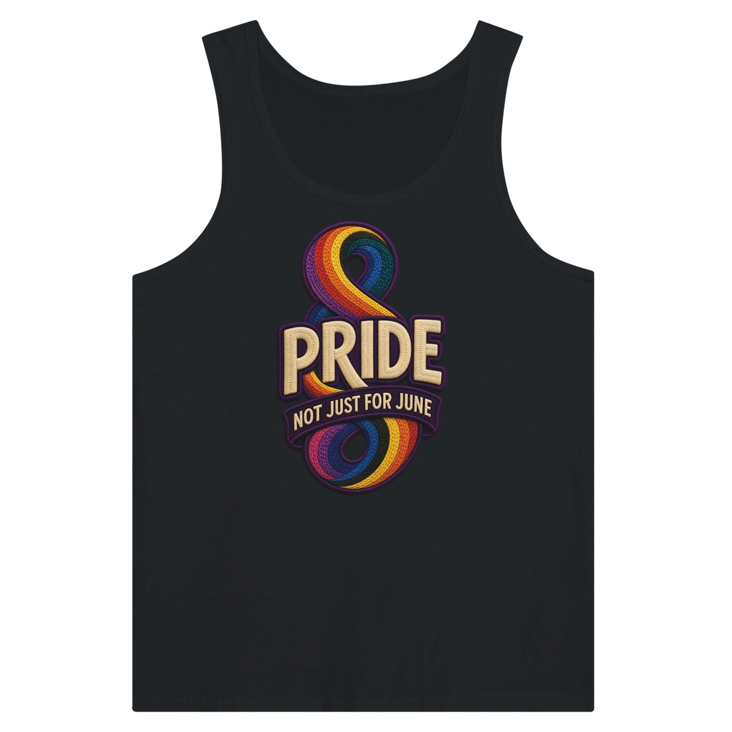 Pride: Not Just for June Premium Unisex Tank Top — product view 8