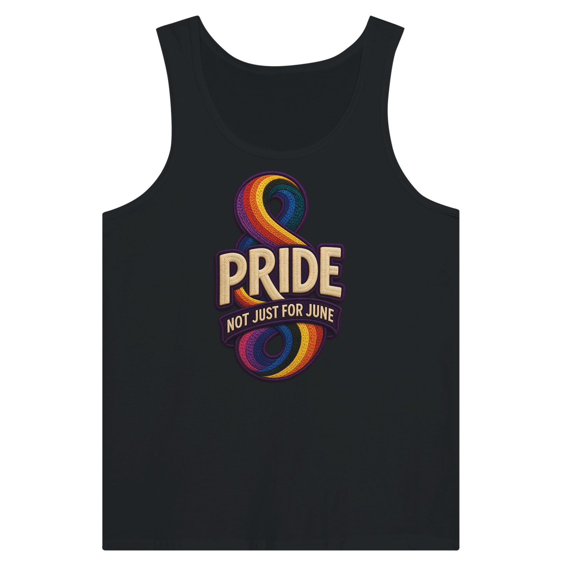 Pride: Not Just for June Premium Unisex Tank Top — product view 8