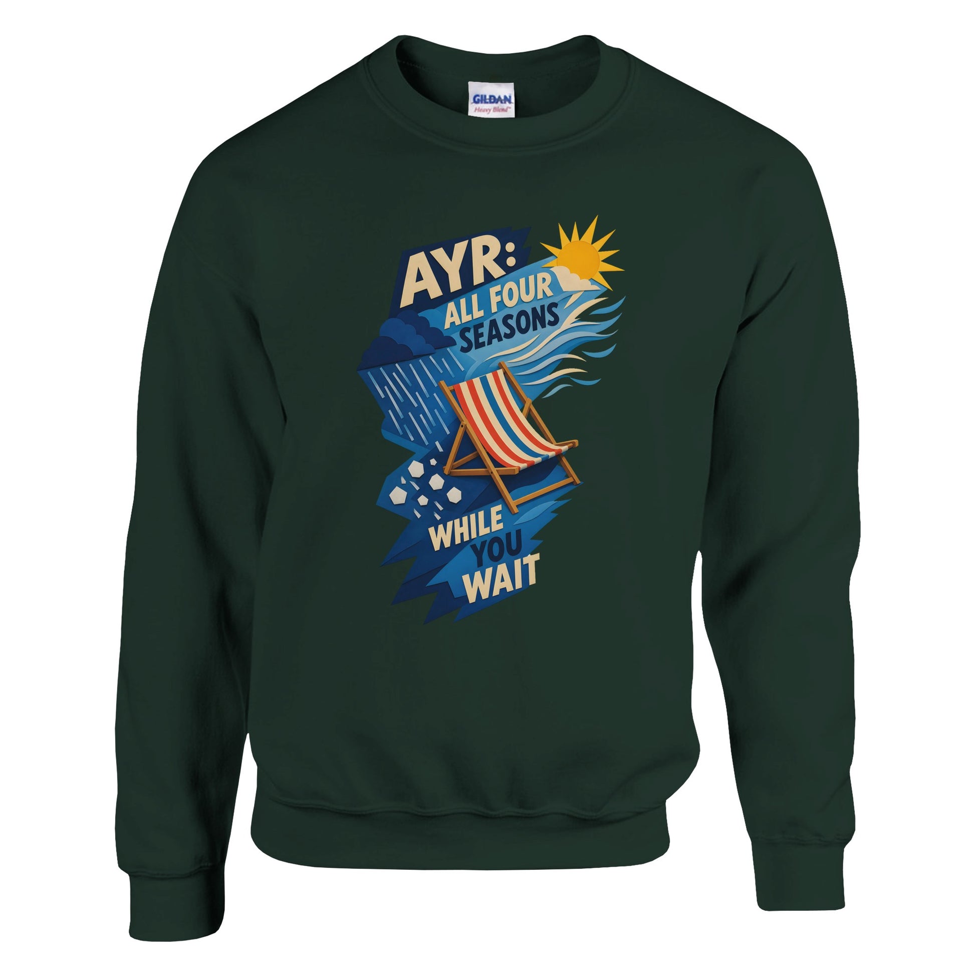 Ayr: All Four Seasons While You Wait Sweatshirt — product view 7