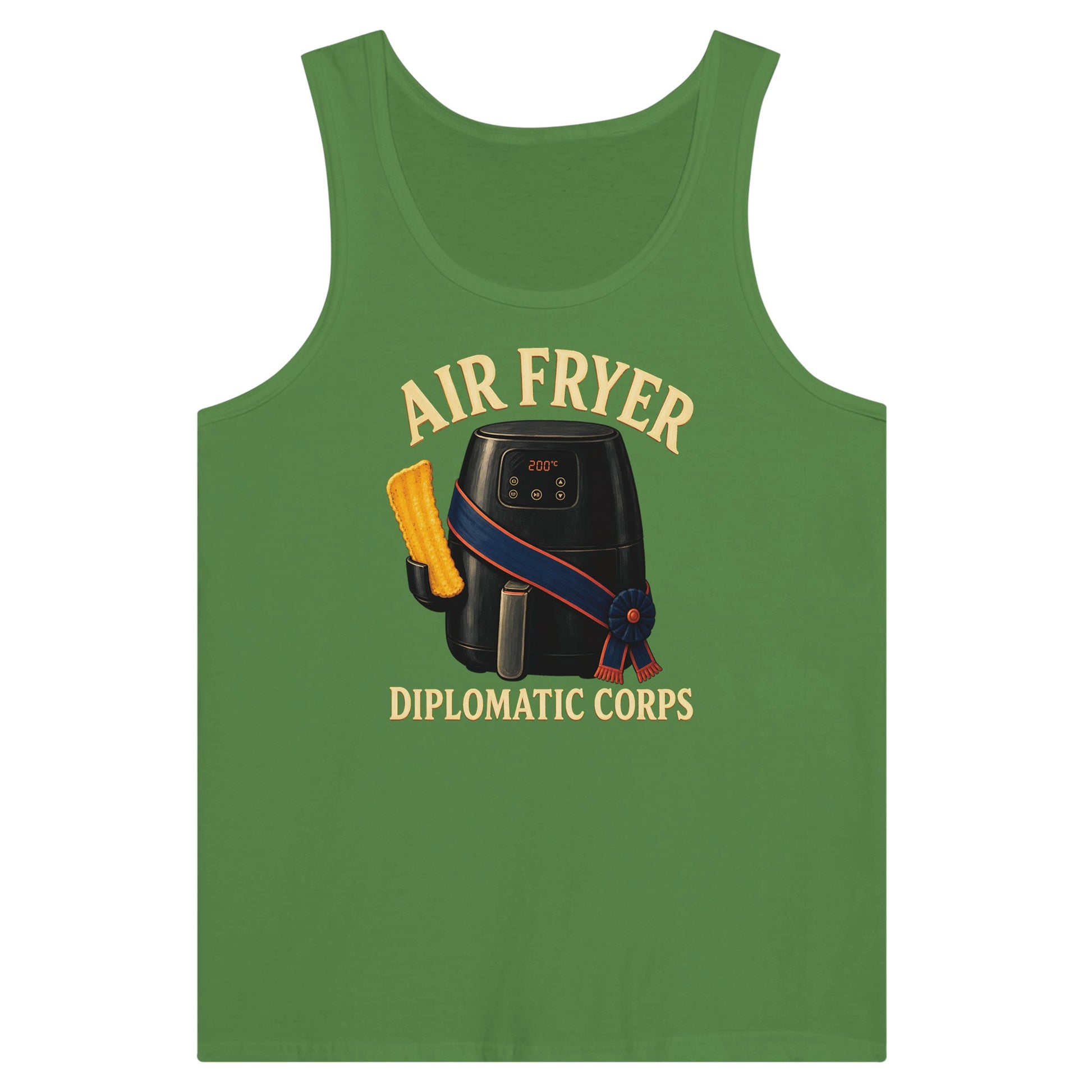 Air Fryer Diplomatic Corps Premium Unisex Tank Top — product view 13