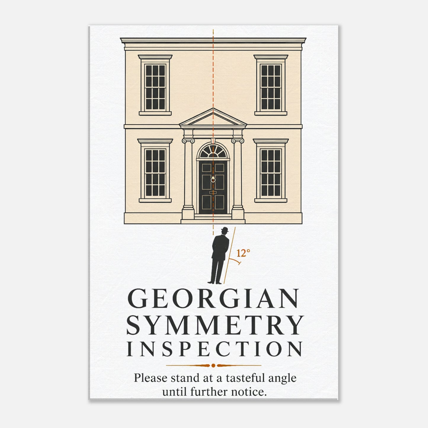 Georgian Symmetry Inspection — Bath Canvas — product view 1