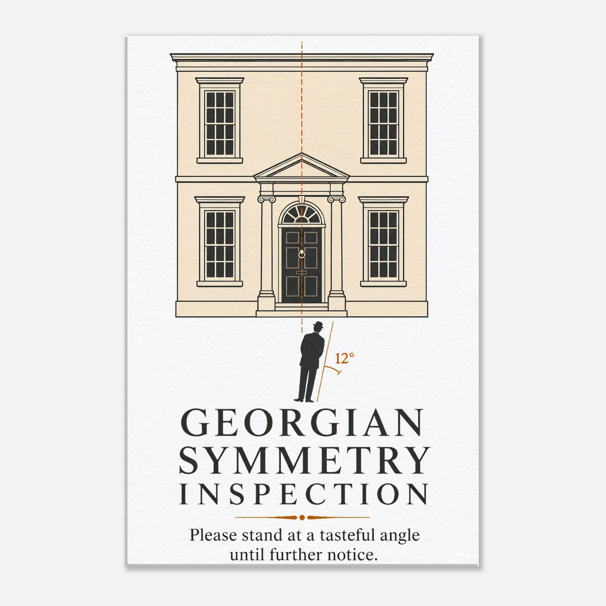 Georgian Symmetry Inspection — Bath Canvas — product view 2