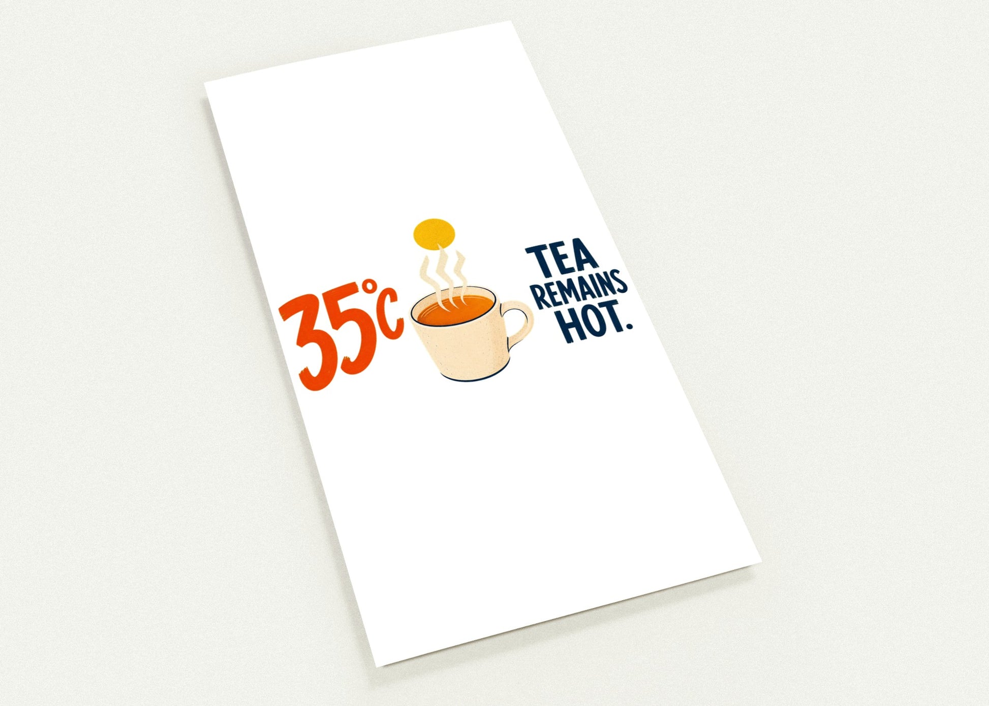 35°C — Tea Remains Hot Postcard Pack — product view 2