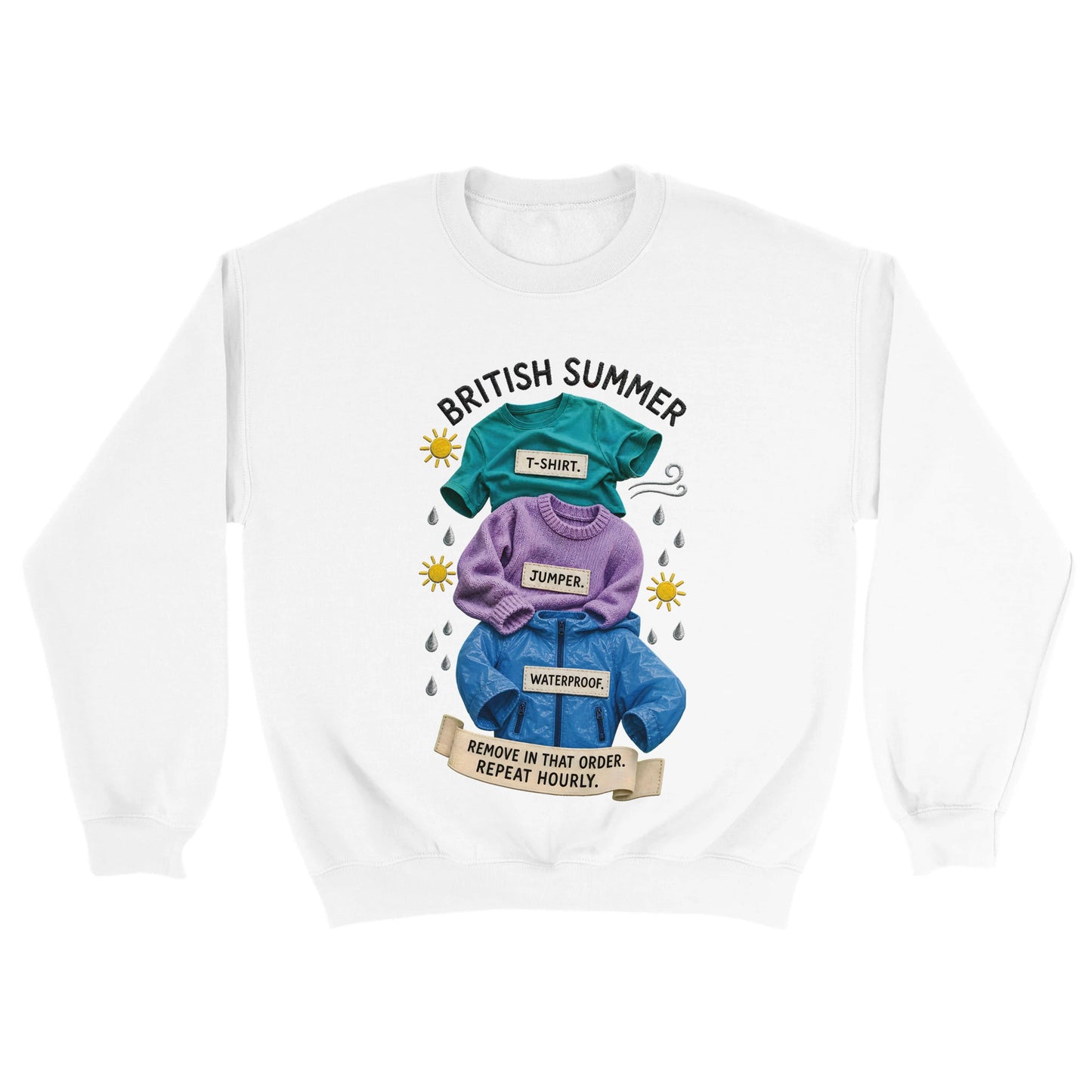 British Summer: Repeat Layers Hourly Sweatshirt — product view 18