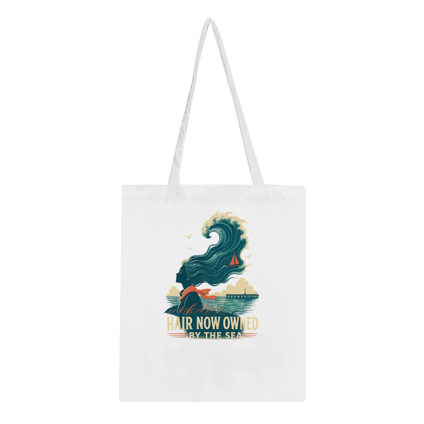Hair Now Owned by the Sea Tote Bag — product view 5