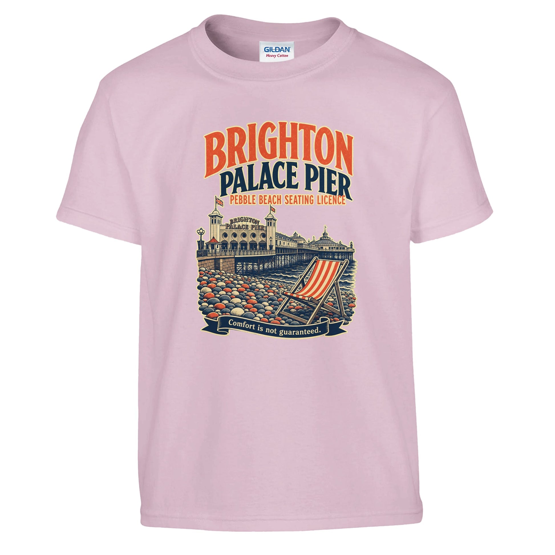 Brighton Pebble Beach Seating Licence Kids' T-shirt — product view 9