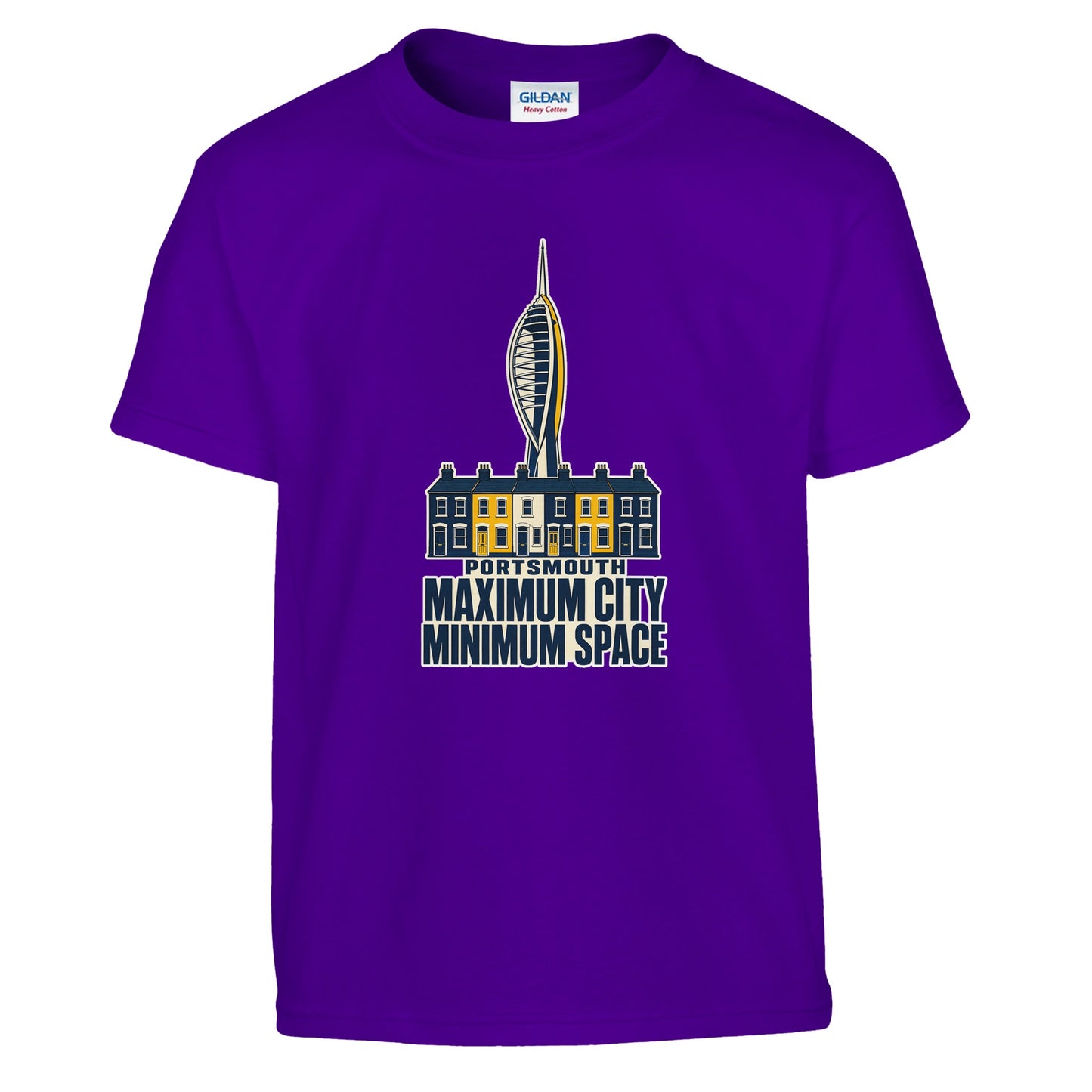 Portsmouth Maximum City Minimum Space Kids' T-shirt — product view 6