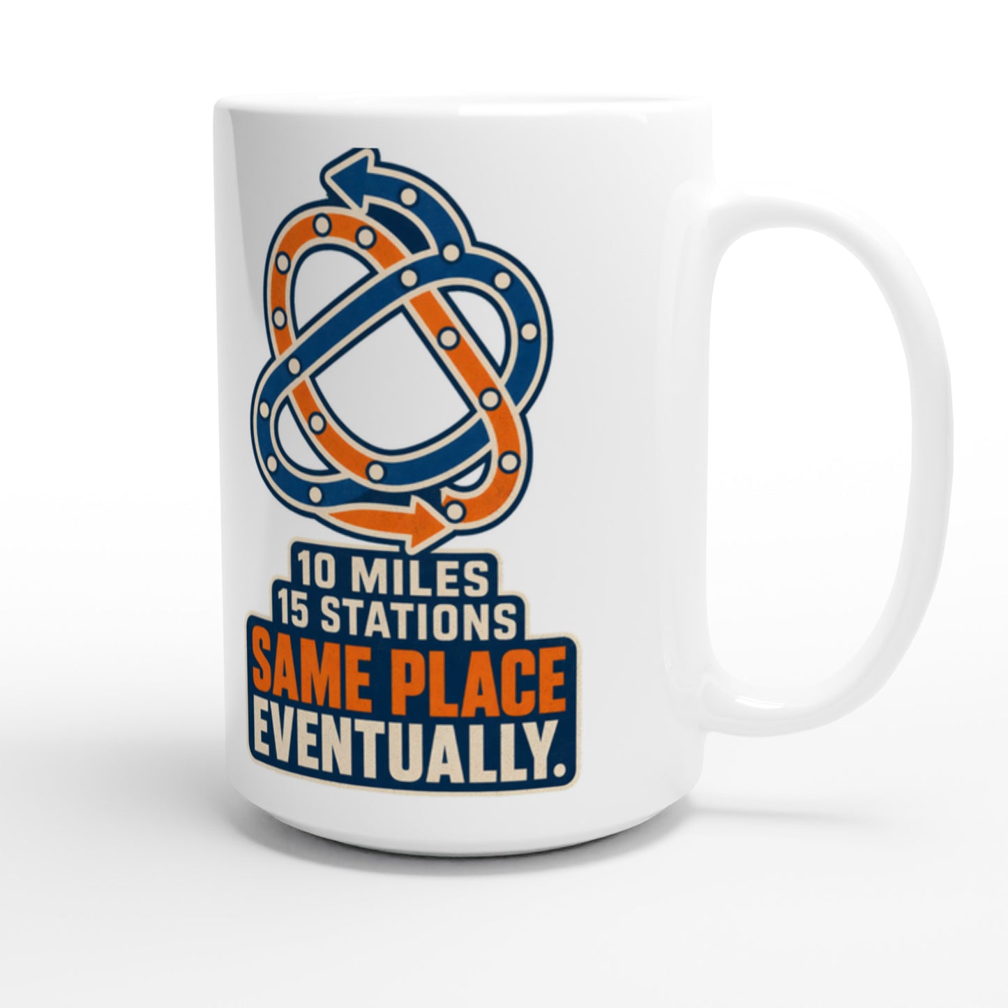 Glasgow Same Place Eventually Large Mug — product view 3