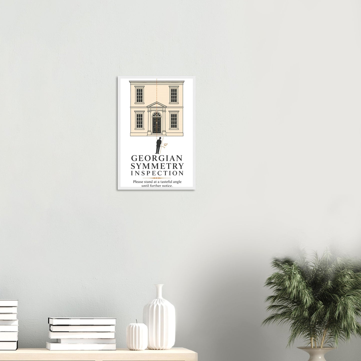 Georgian Symmetry Inspection — Bath Framed Wall Art — product view 11