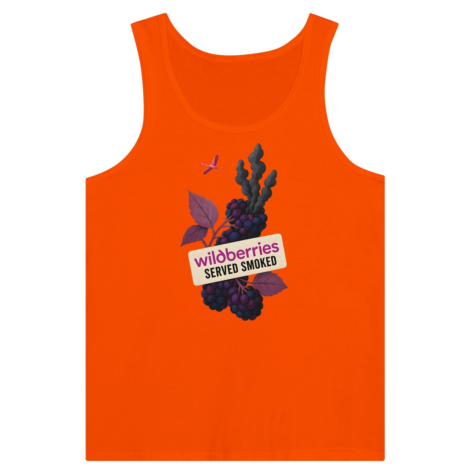 Wildberries, Served Smoked Premium Unisex Tank Top — product view 7