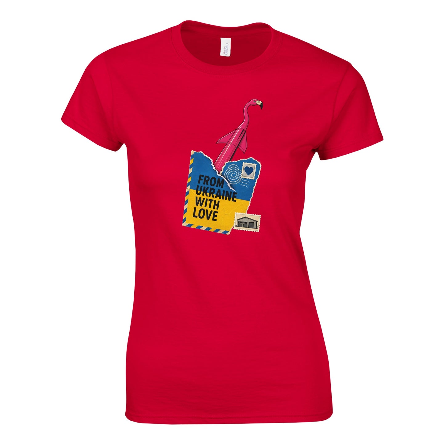 From Ukraine With Love Women's T-shirt — product view 2