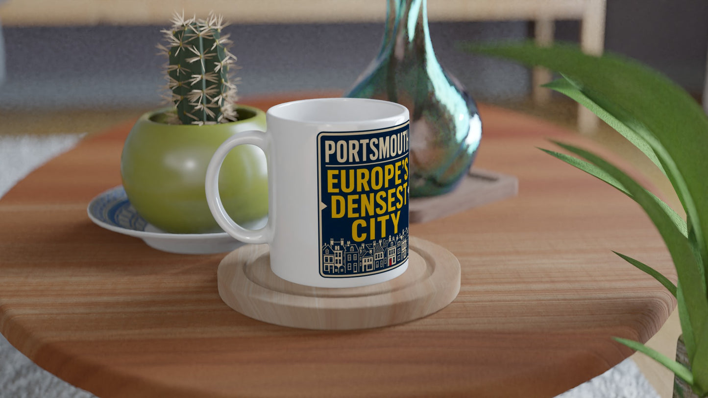 Portsmouth — Europe's Densest City Mug — product view 3