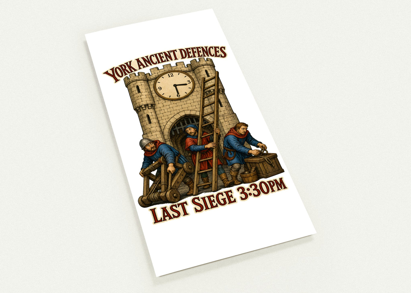York Ancient Defences – Last Siege 3:30pm Postcard Pack