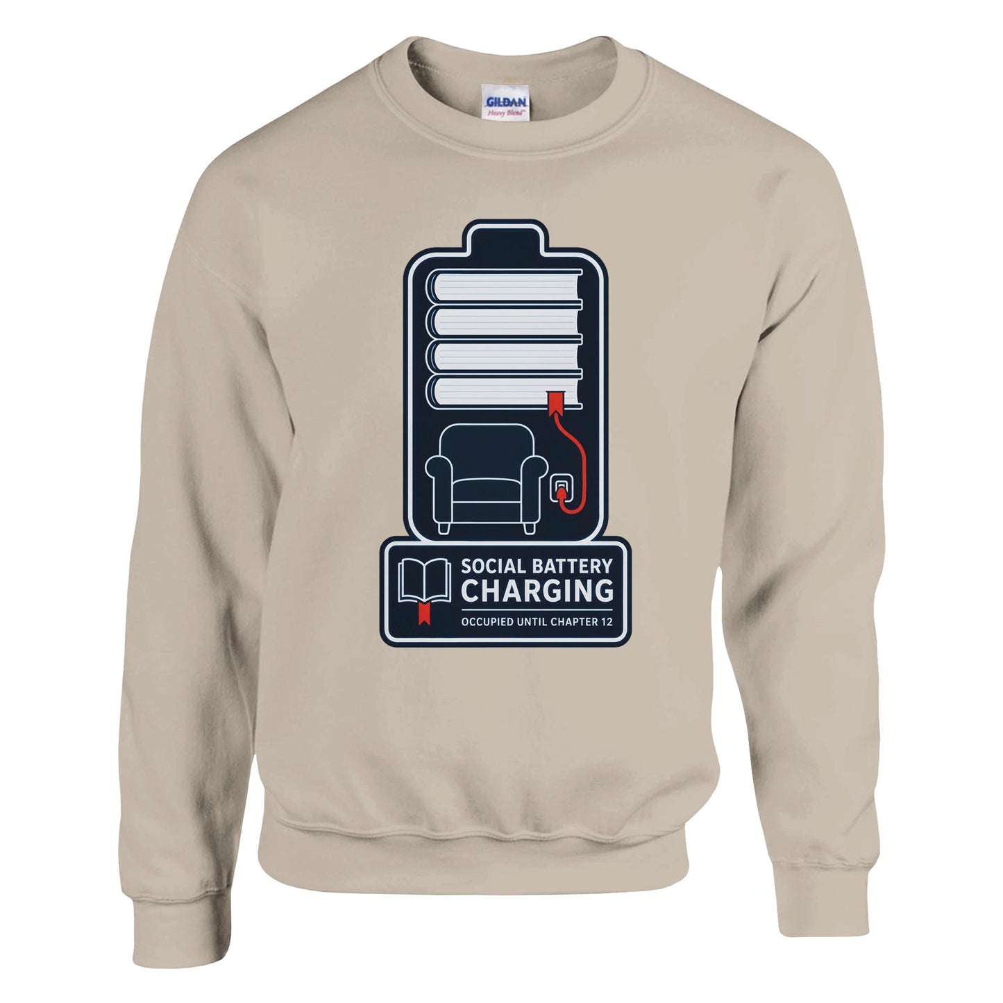 Social Battery Charging Sweatshirt — product view 14