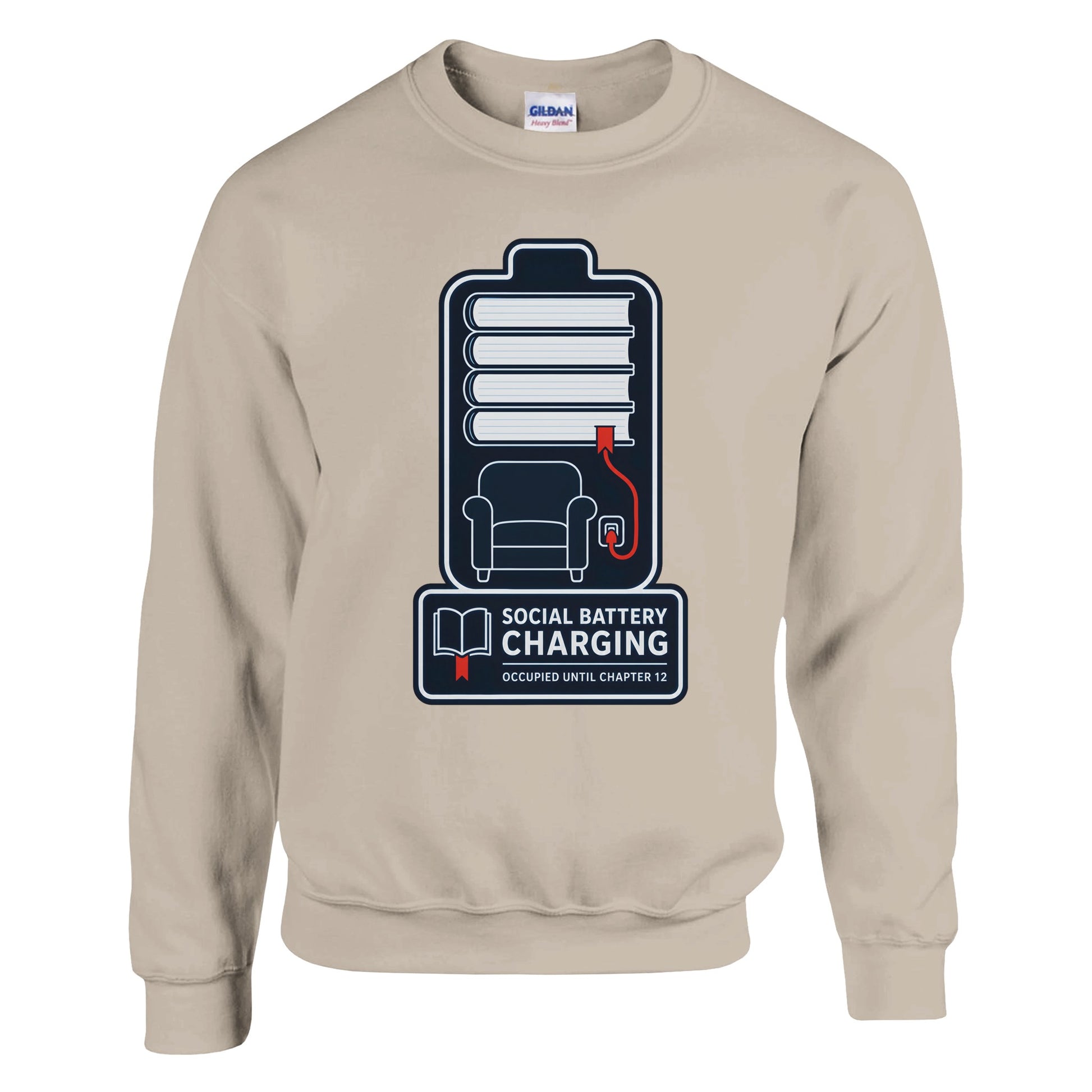 Social Battery Charging Sweatshirt — product view 14
