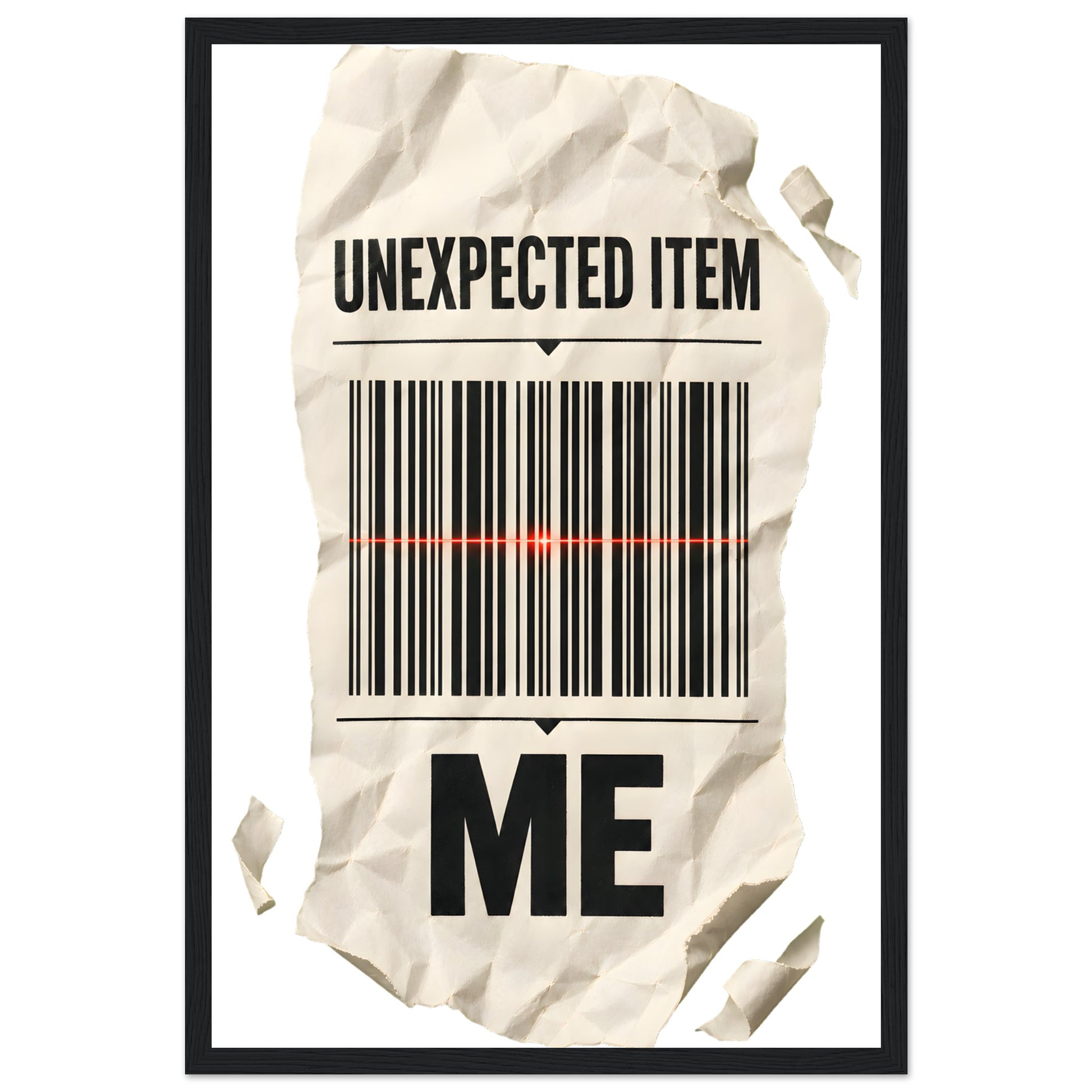 Unexpected Item: Me Framed Wall Art — product view 6