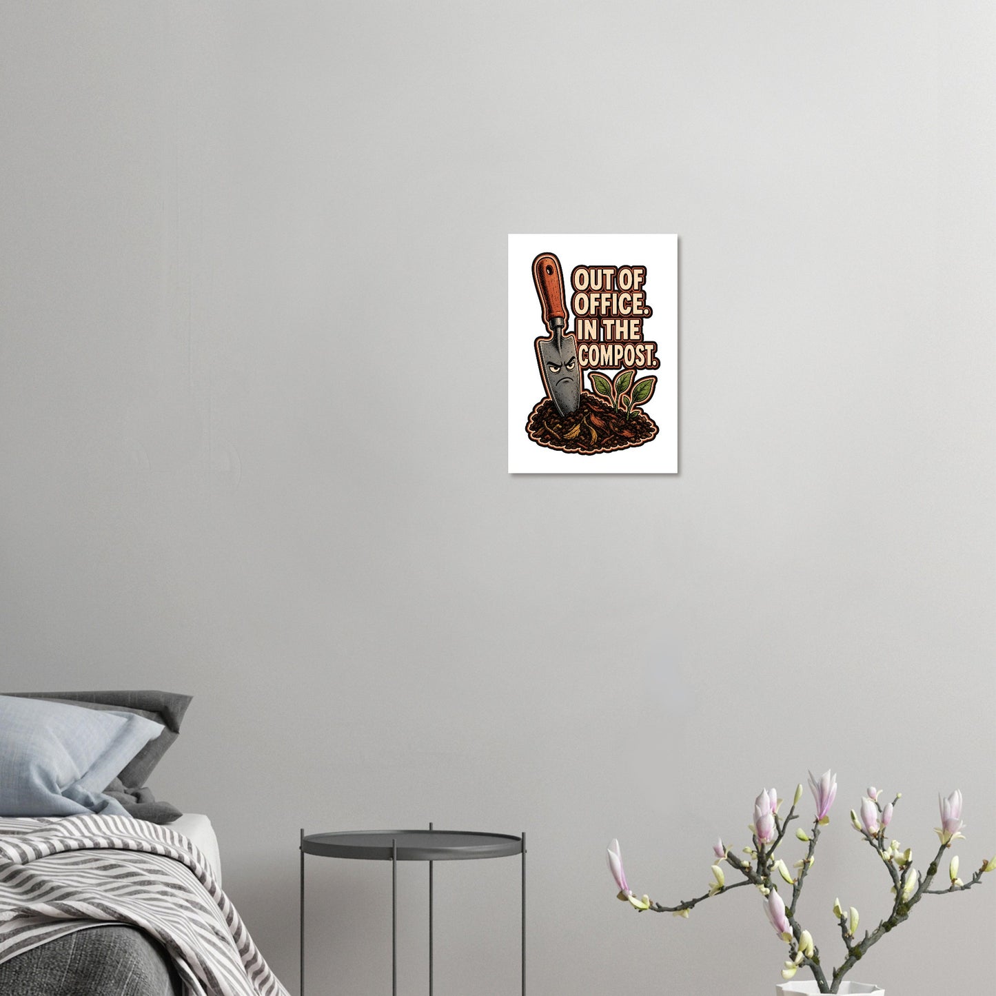 Out of Office, In the Compost Poster — product view 7