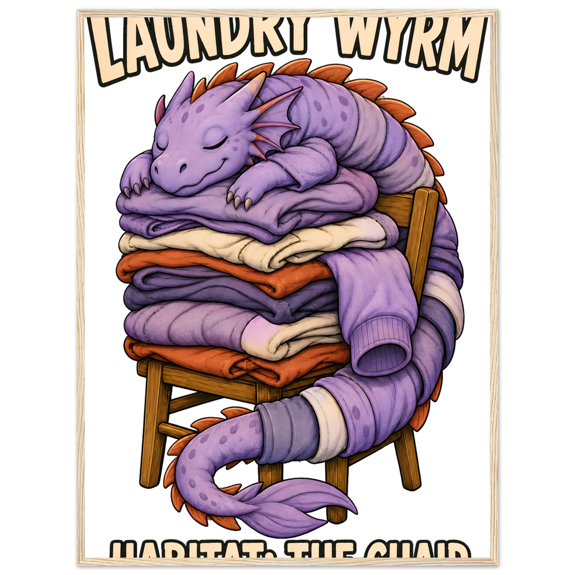 Laundry Wyrm – Habitat: The Chair Framed Wall Art — product view 5