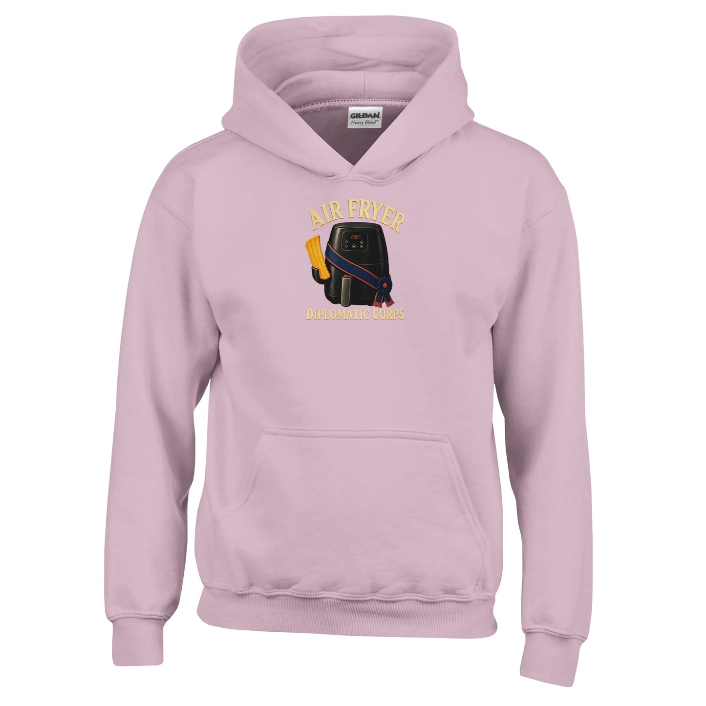 Air Fryer Diplomatic Corps Kids' Hoodie — product view 5