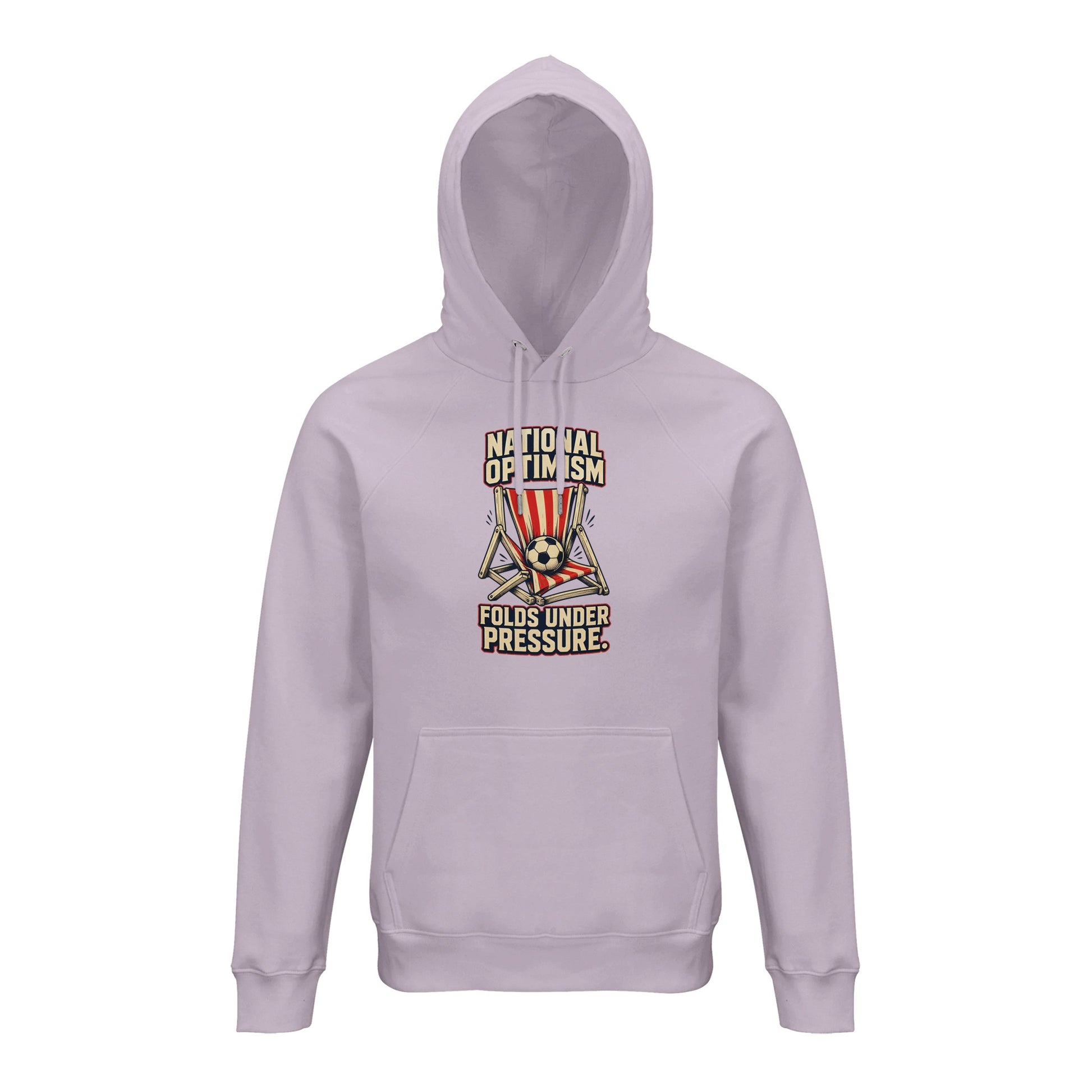 National Optimism Folds Under Pressure Football Hoodie — product view 12
