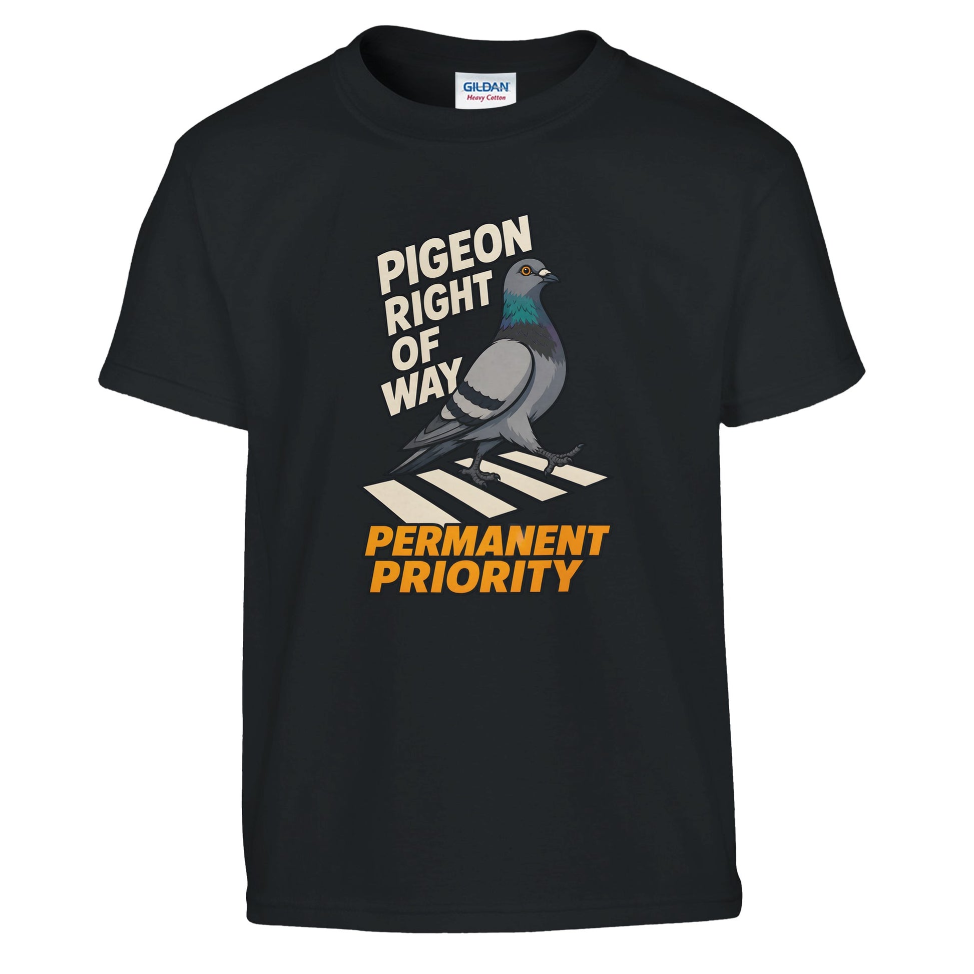 Pigeon Right of Way Kids' T-shirt — product view 2