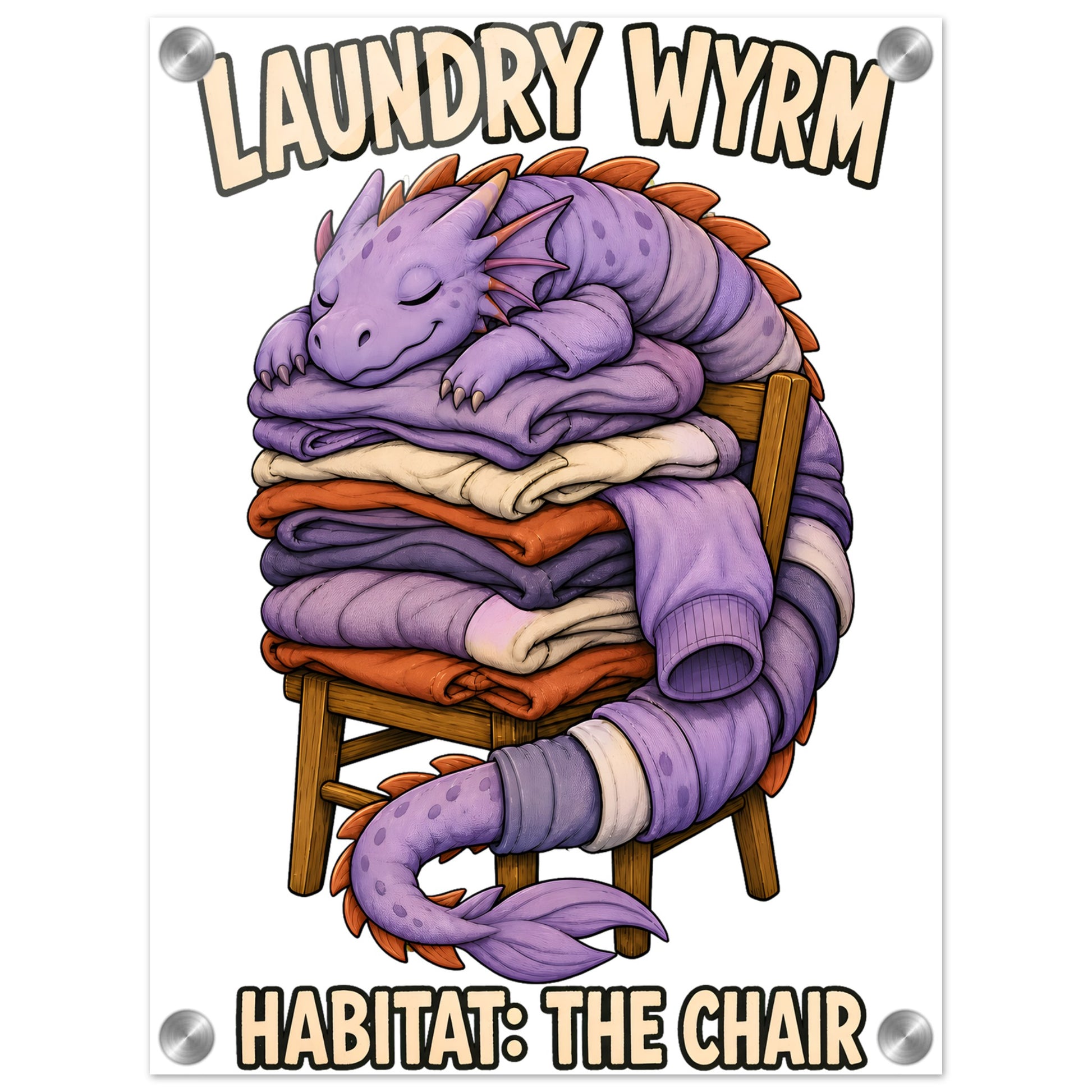 Laundry Wyrm – Habitat: The Chair Acrylic Print — product view 1