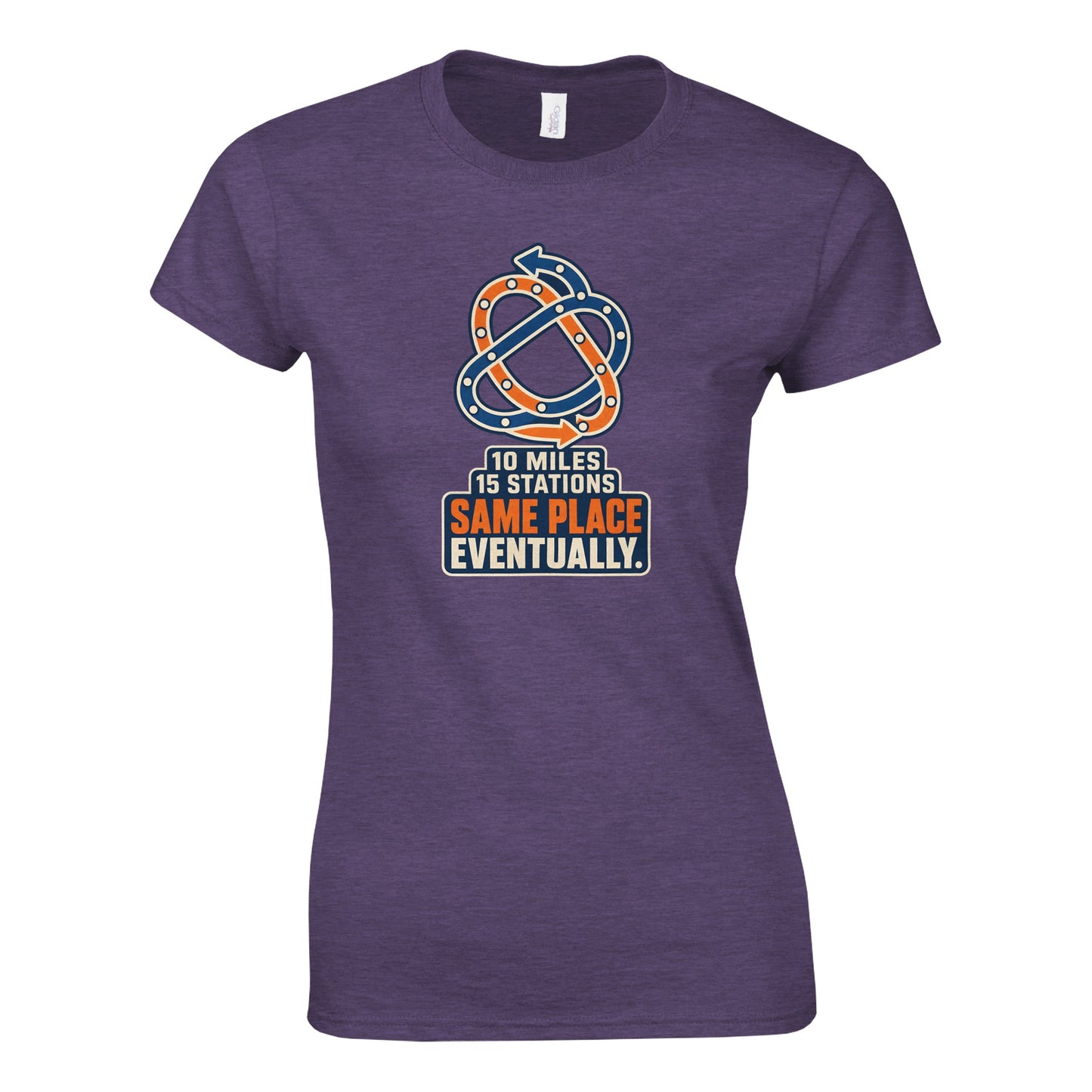 Glasgow Same Place Eventually Women's T-shirt — product view 9
