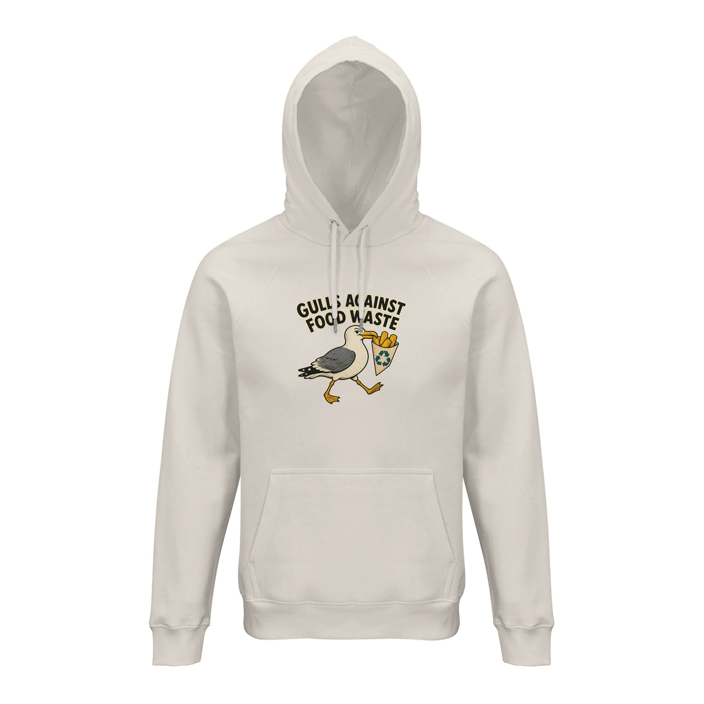Gulls Against Food Waste Graphic Hoodie