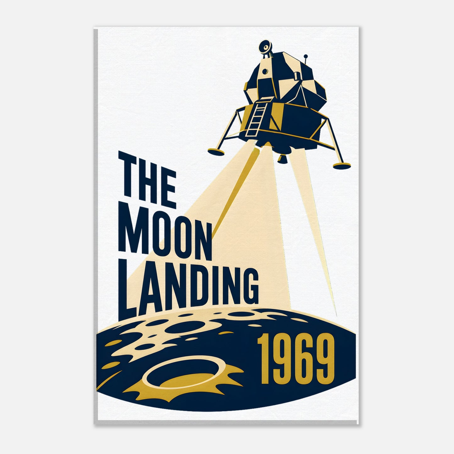 The Moon Landing — 1969 Canvas — product view 3
