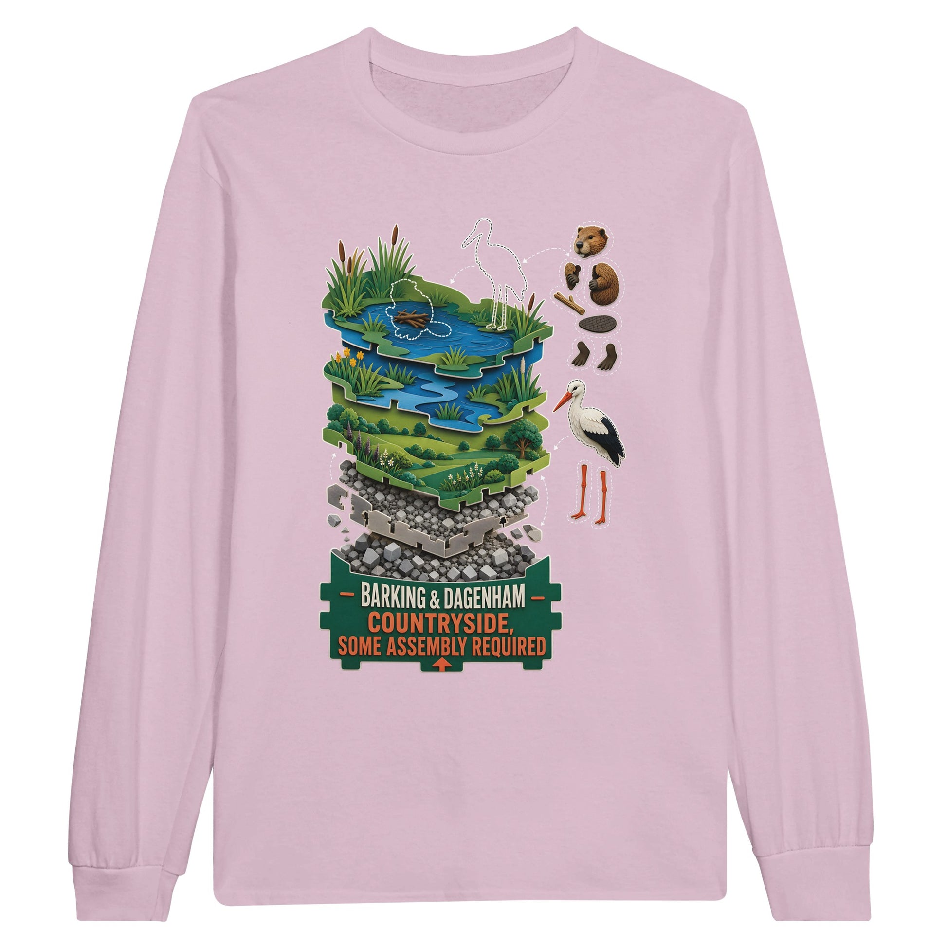 Barking & Dagenham Countryside Long-Sleeve T-shirt — product view 6