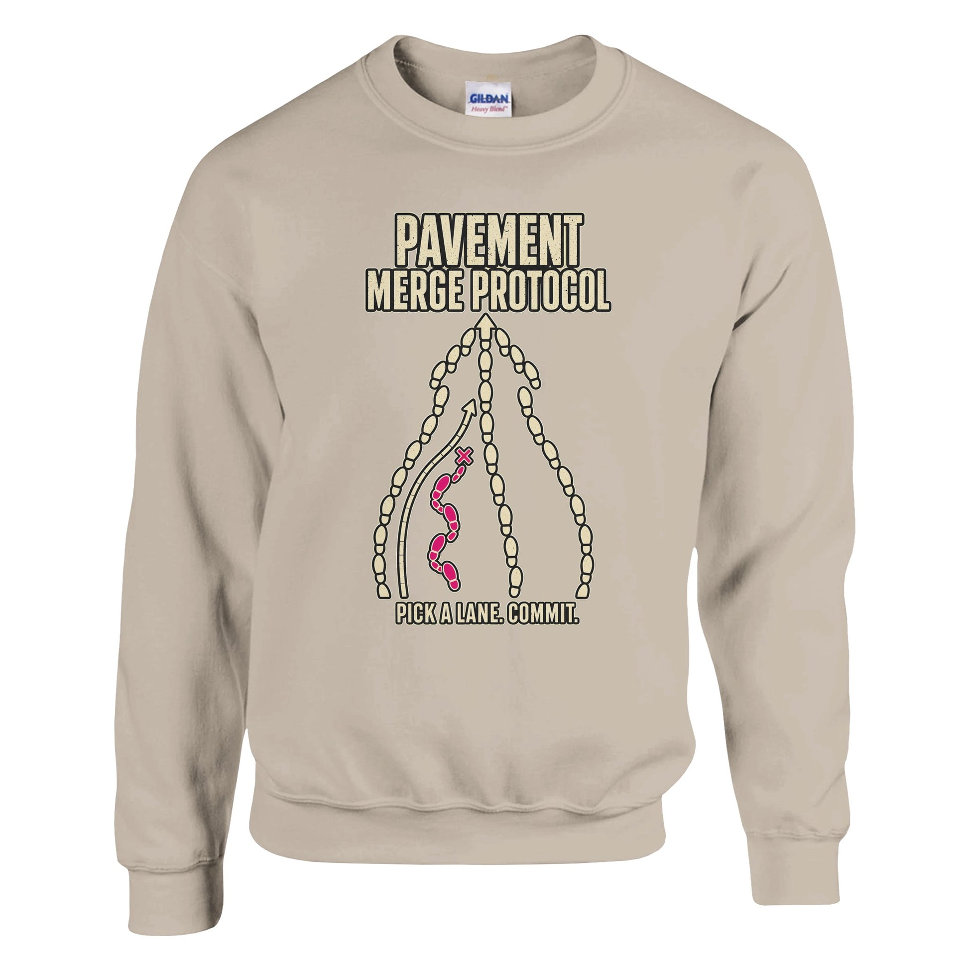 Pavement Merge Protocol — Pick a Lane Sweatshirt — product view 14