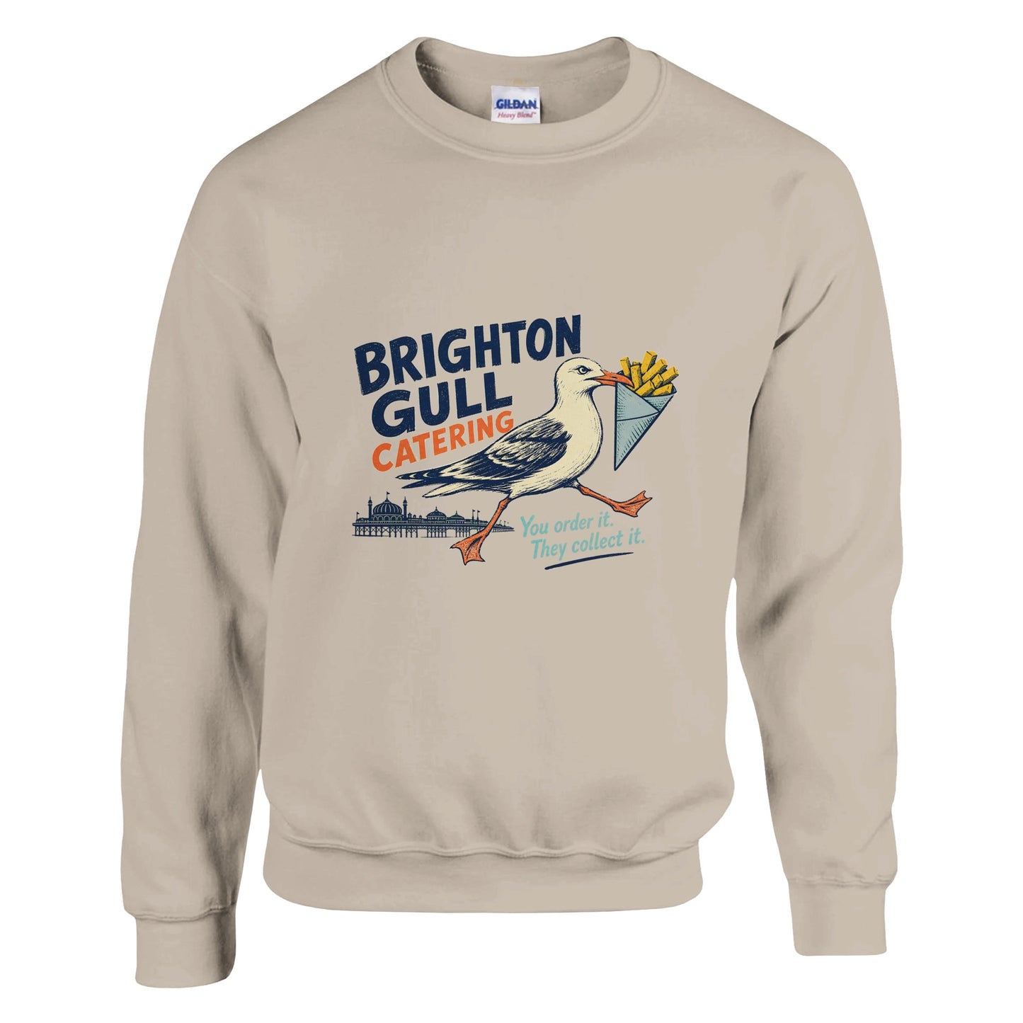 Brighton Gull Catering - You Order It, They Collect It Sweatshirt — product view 2