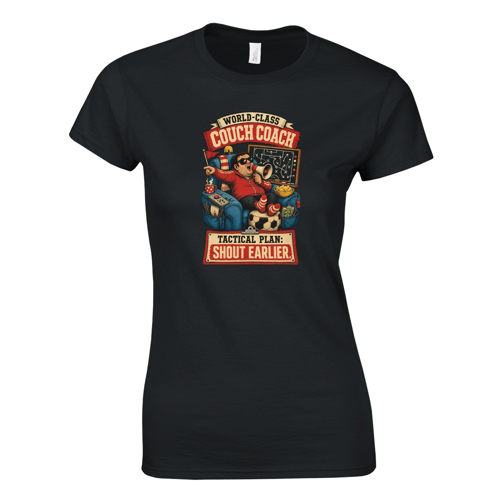 World-Class Couch Coach Women's T-shirt — product view 6