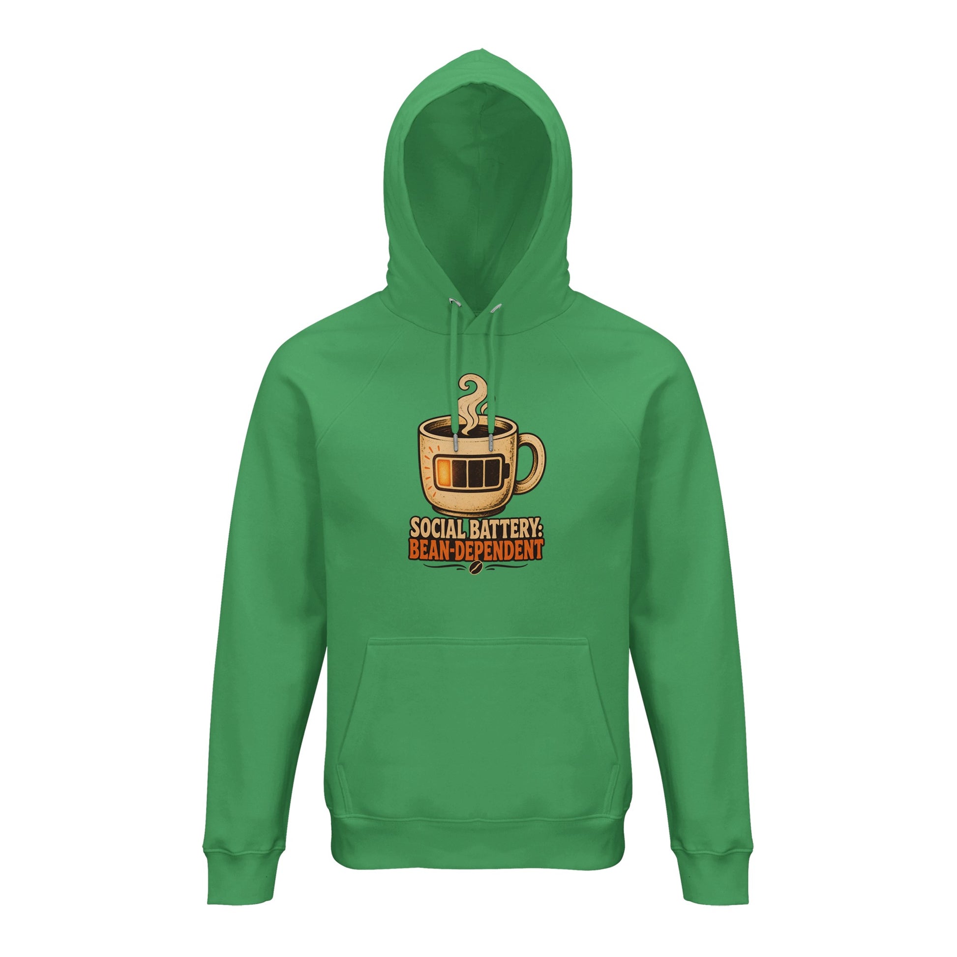 Social Battery: Bean-Dependent Graphic Hoodie — product view 10