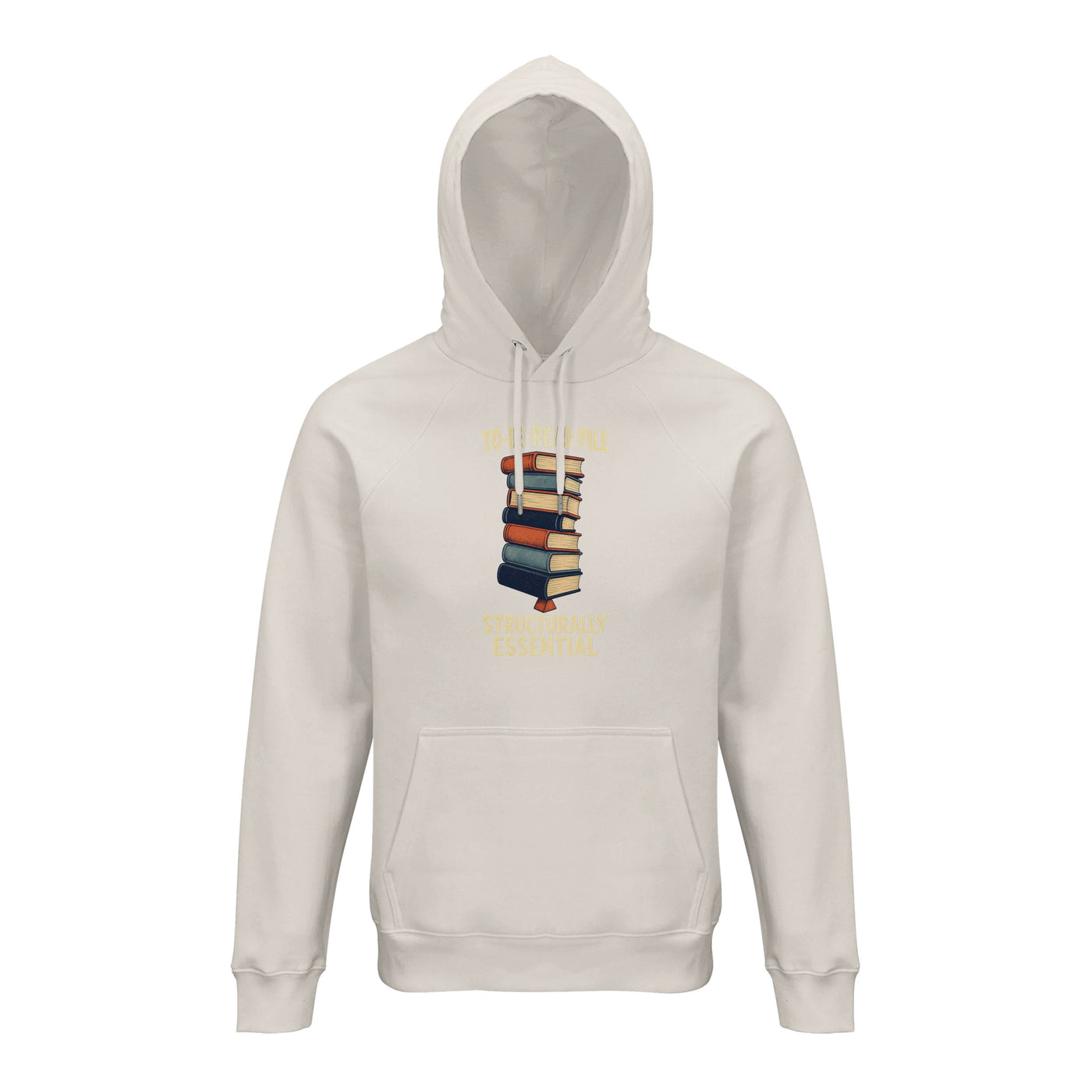 To-Be-Read Pile: Structurally Essential Book Graphic Hoodie