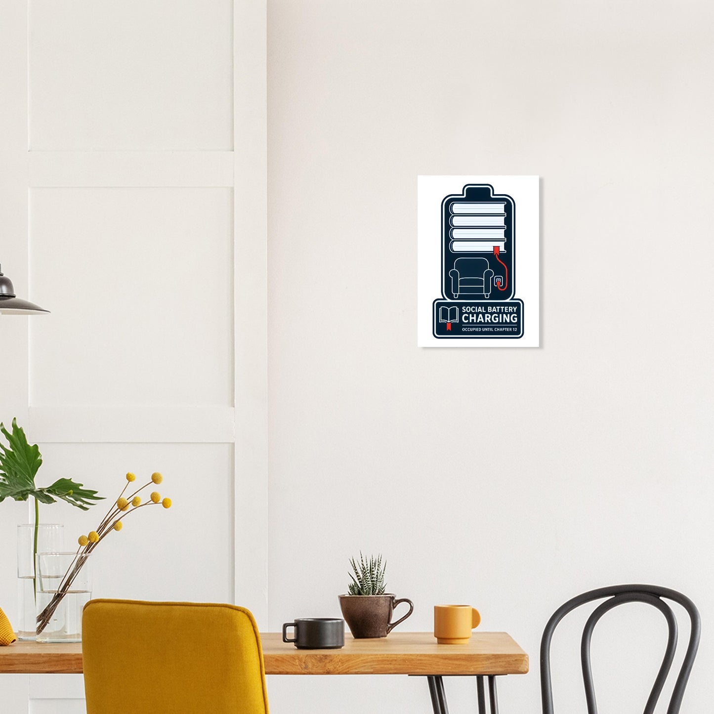 Social Battery Charging Poster — product view 10