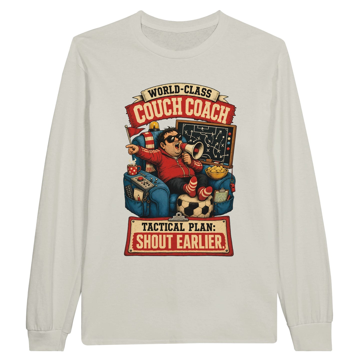 World-Class Couch Coach Long-Sleeve T-shirt — product view 14