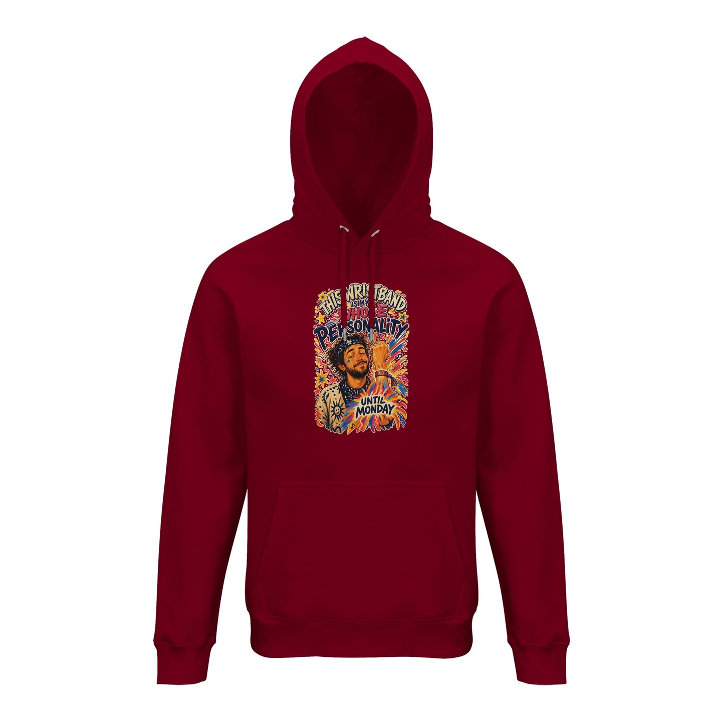 This Wristband Is My Whole Personality Until Monday Hoodie — product view 4