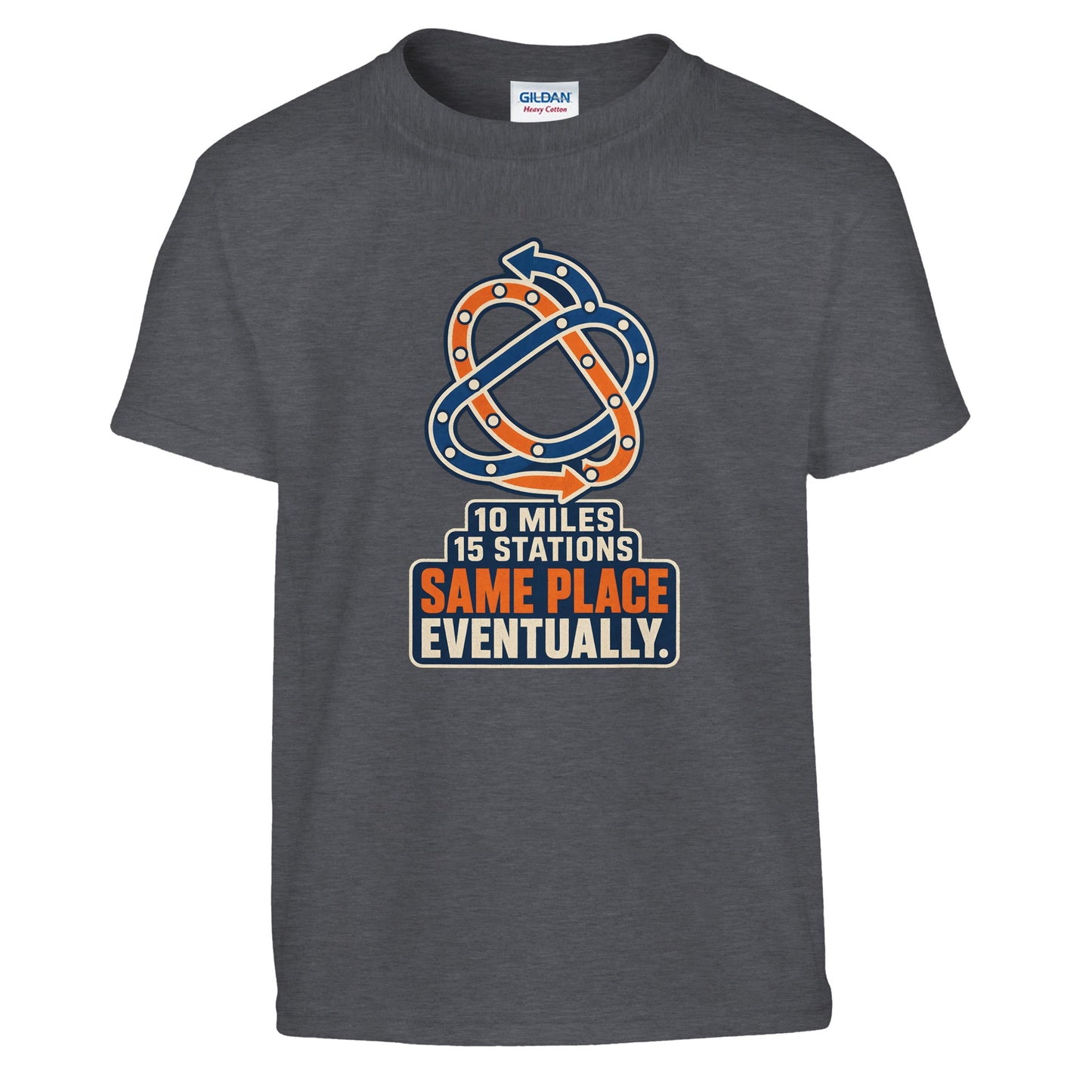 Glasgow Same Place Eventually Kids' T-shirt — product view 12
