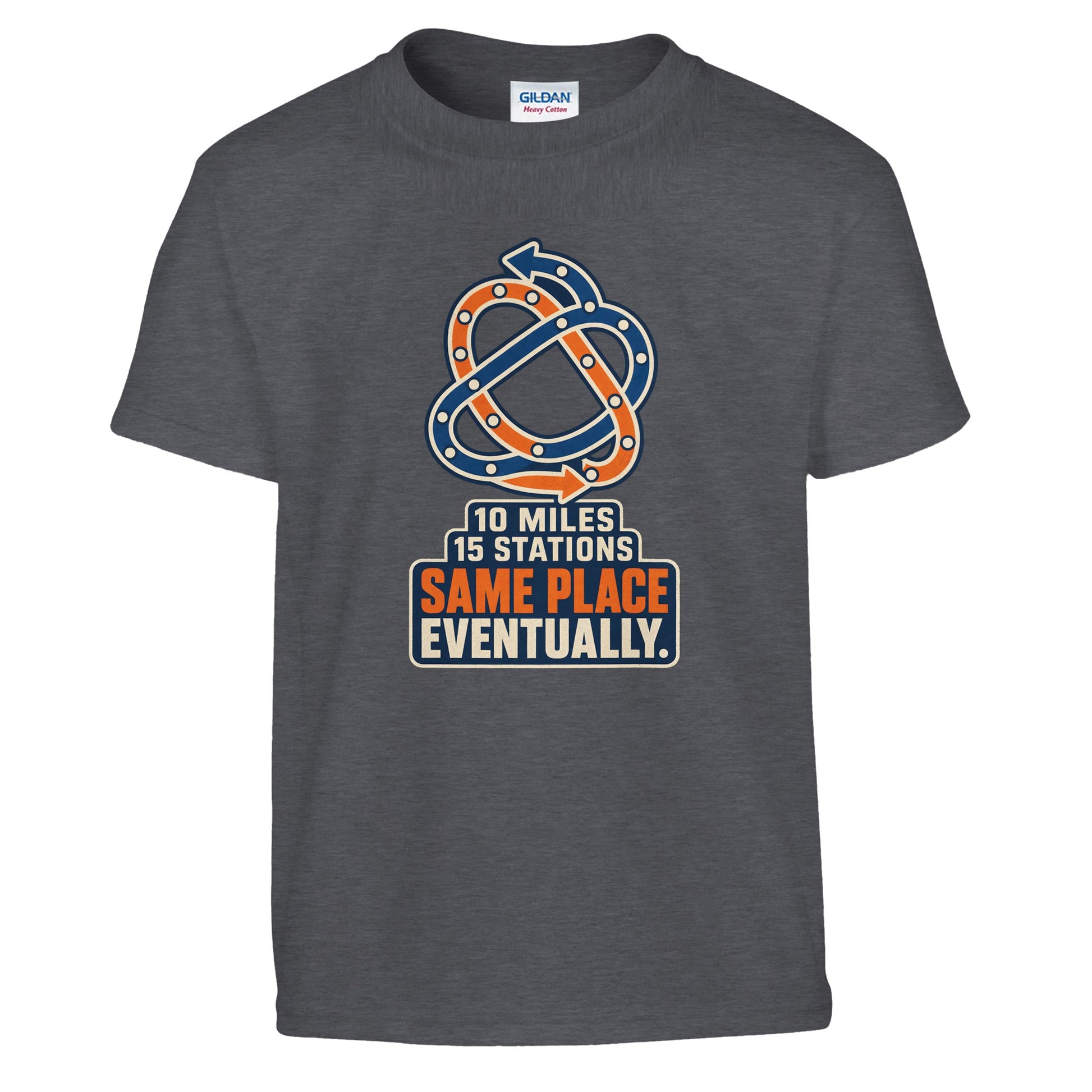 Glasgow Same Place Eventually Kids' T-shirt — product view 12