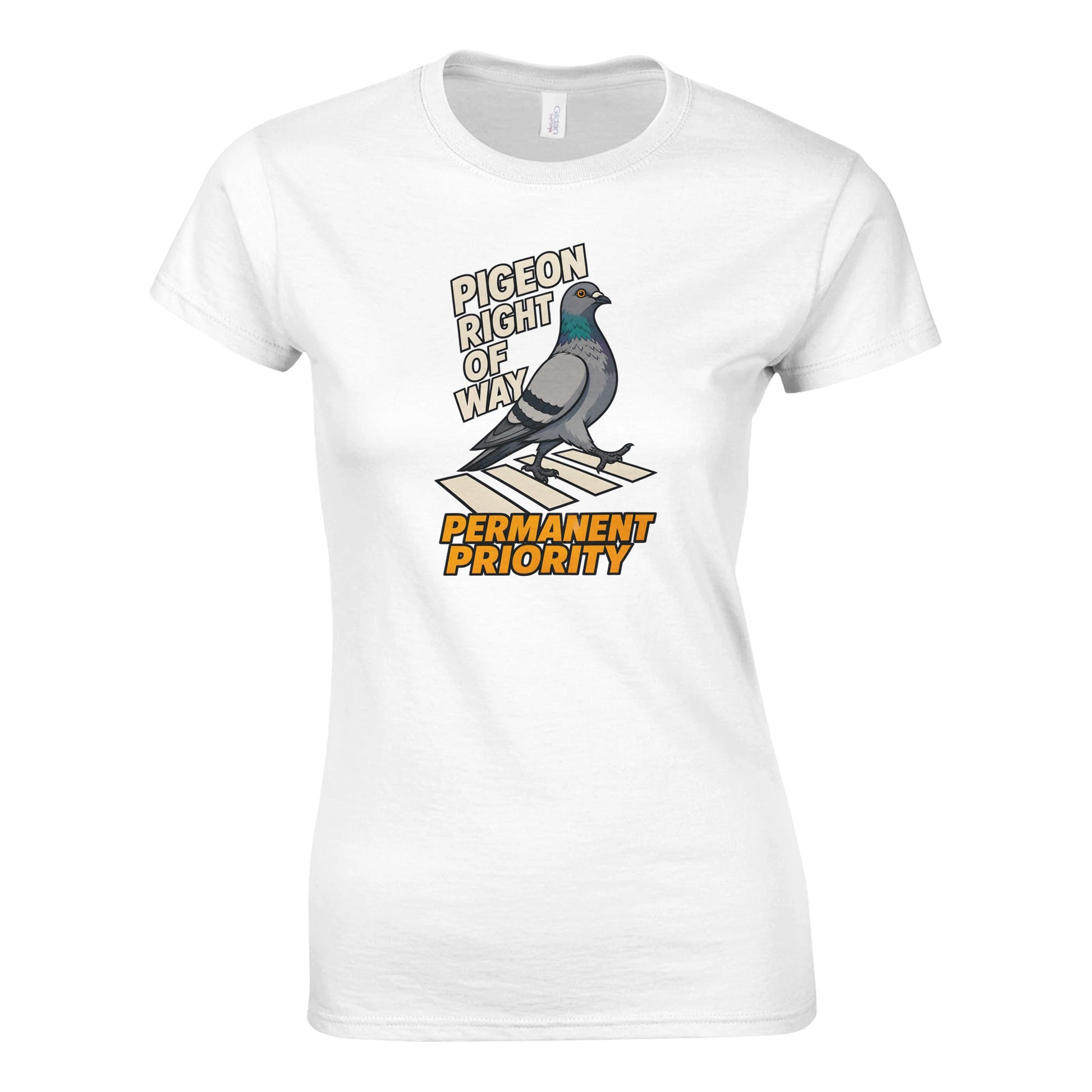 Pigeon Right of Way Women's T-shirt — product view 1