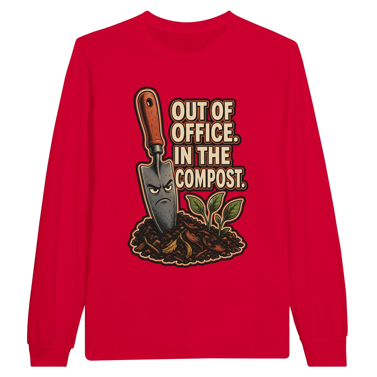 Out of Office, In the Compost Long-Sleeve T-shirt — product view 9