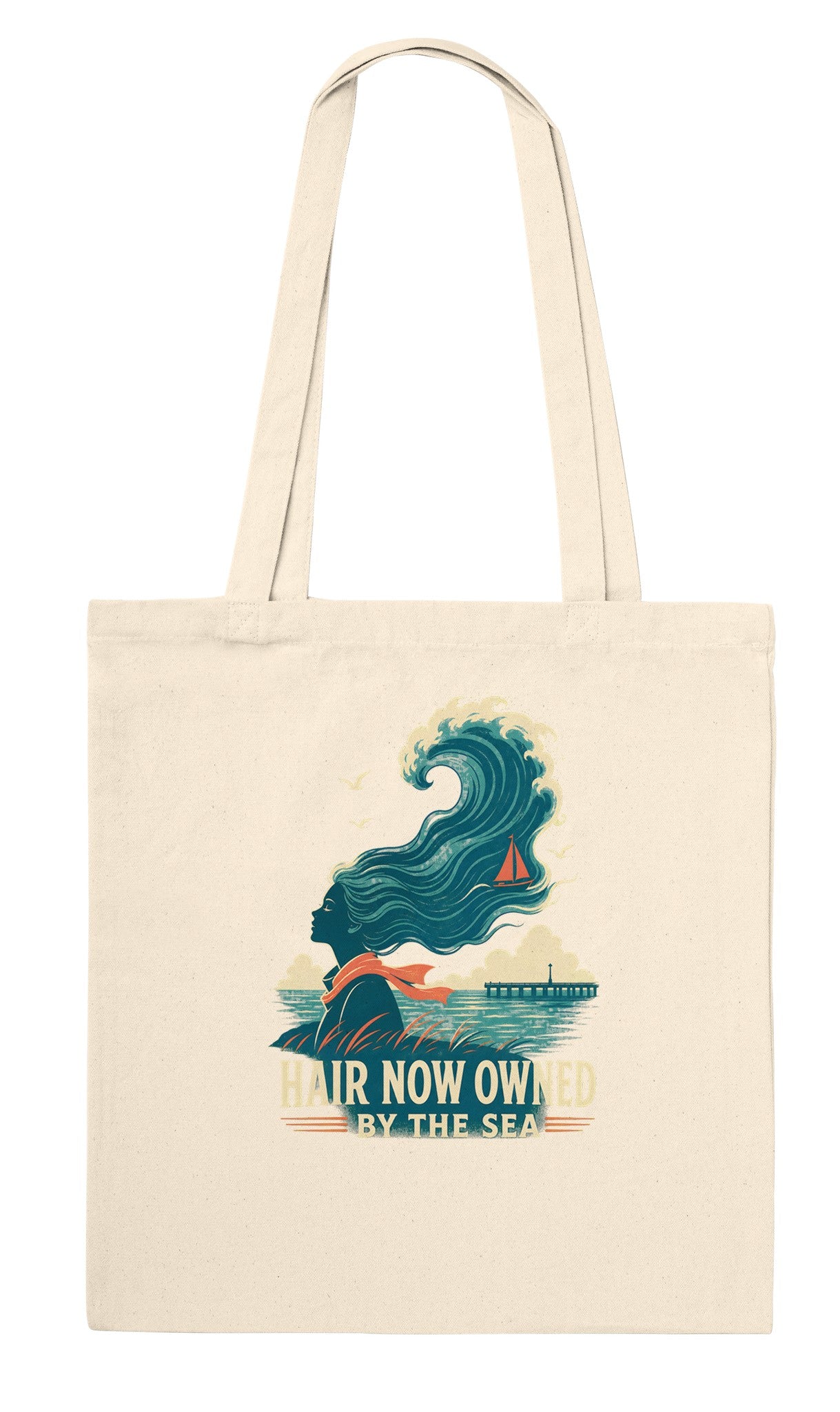 Hair Now Owned by the Sea Tote Bag — product view 6