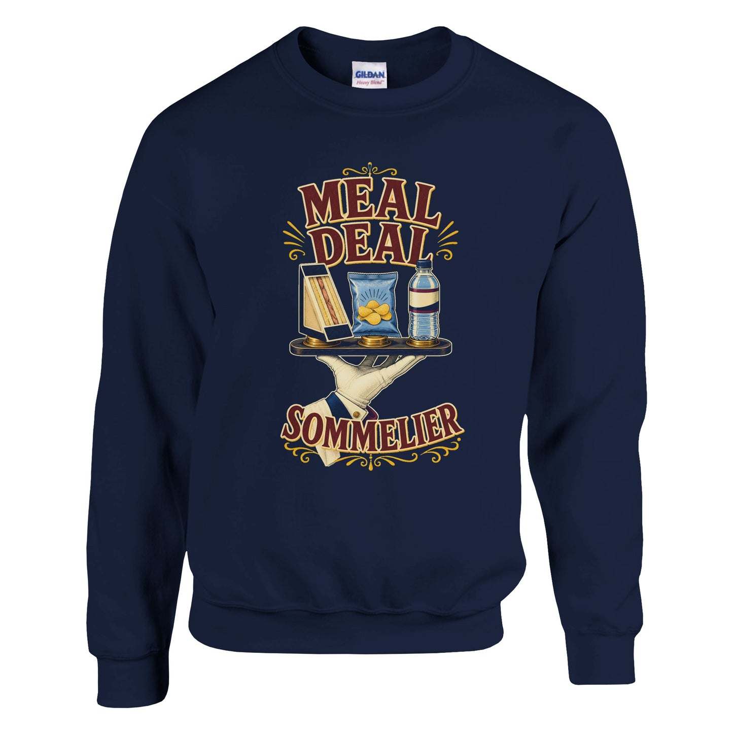 Meal Deal Sommelier British Lunch Design Sweatshirt — product view 13