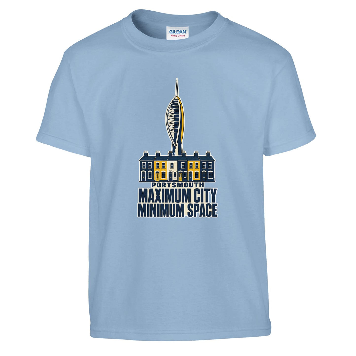 Portsmouth Maximum City Minimum Space Kids' T-shirt — product view 3