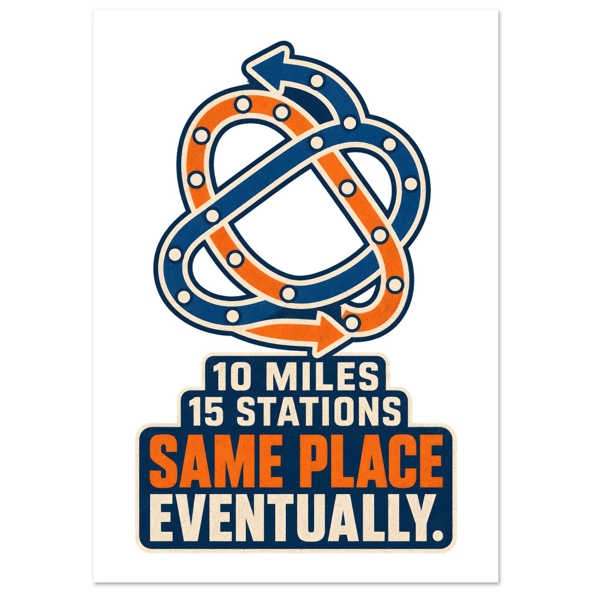 Glasgow Same Place Eventually Poster — product view 2